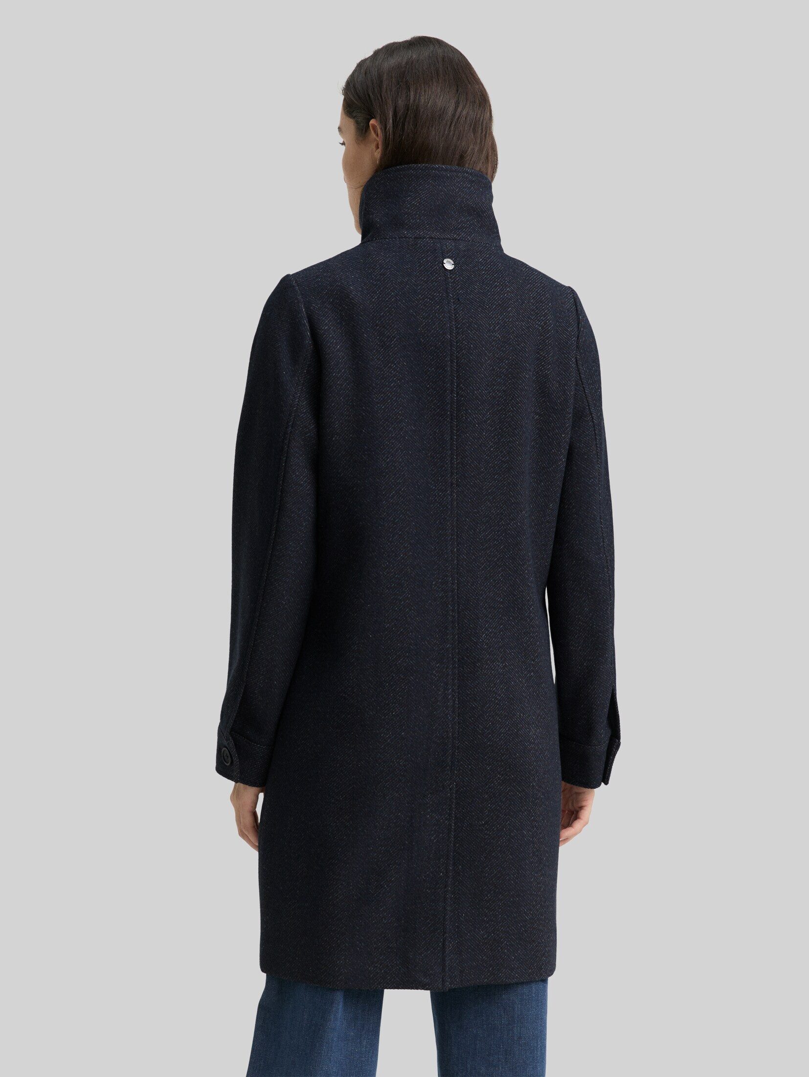 TOM TAILOR Kurzmantel Jacken Wollmantel mit Stehkragen