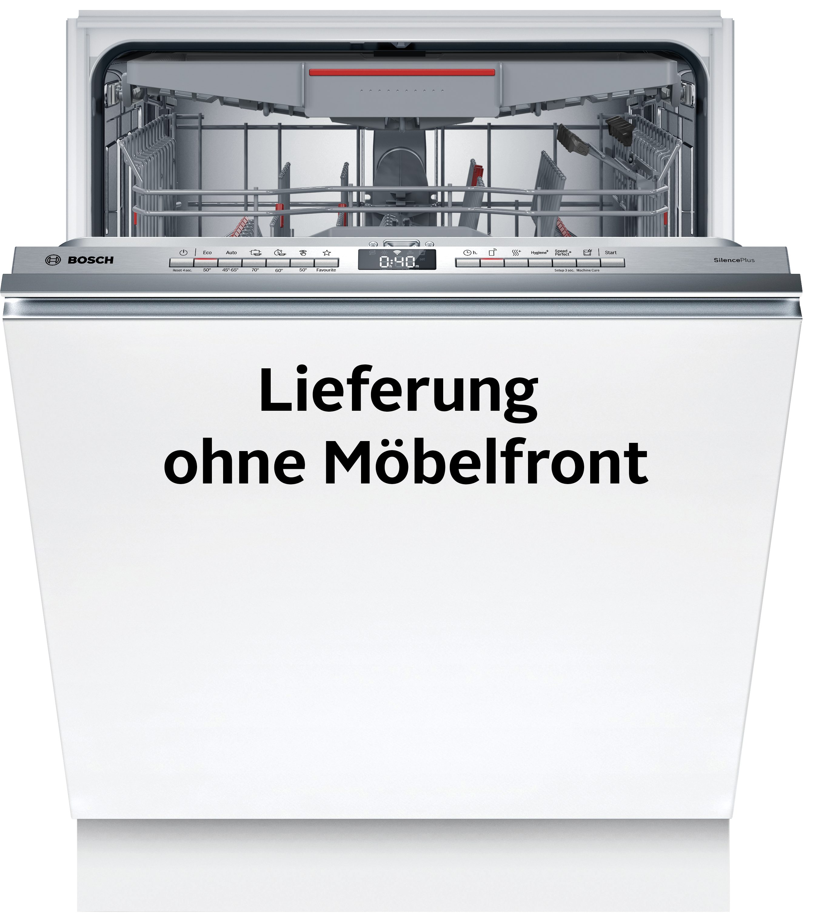 BOSCH vollintegrierbarer Geschirrspüler XXL, Serie 4 SBV4ECX32E, 14 Maßgedecke