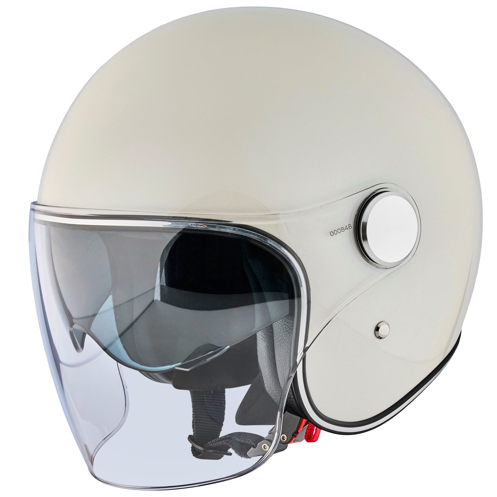 PEROZ Motorradhelm Viagi Jethelm, Vorbereitet Für Kommunikationssystem,herausnehmbares Innenfutter