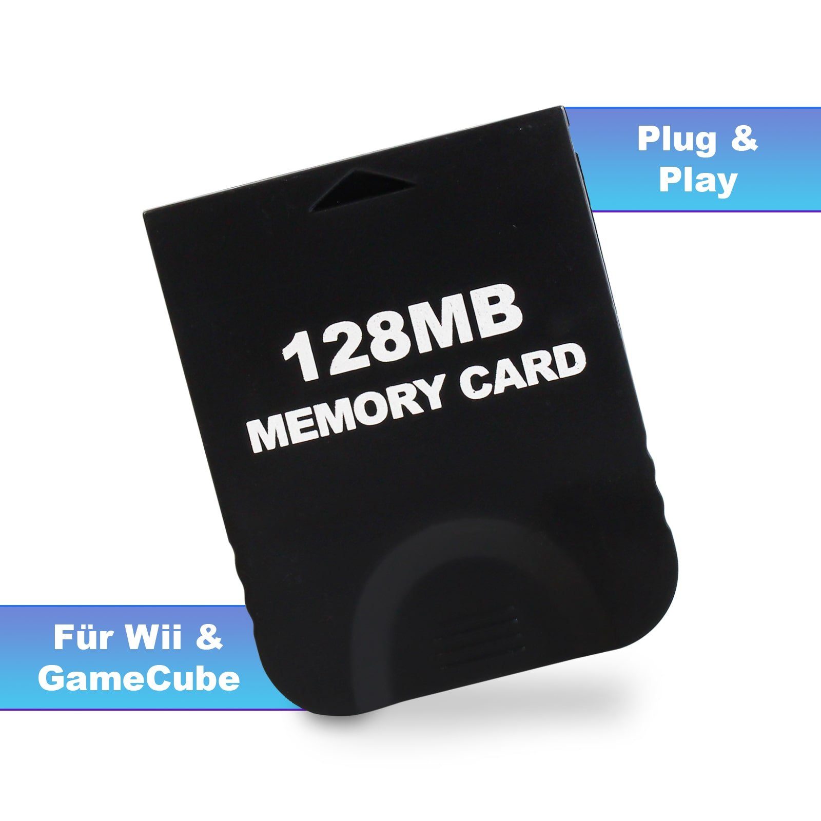 EAXUS Memory Card für Nintendo GameCube & Nintendo Wii - Speicherkarte (128 MB GB, für NGC & Wii - Zum Speichern Ihrer Spielstände. 8 - 128 MB)