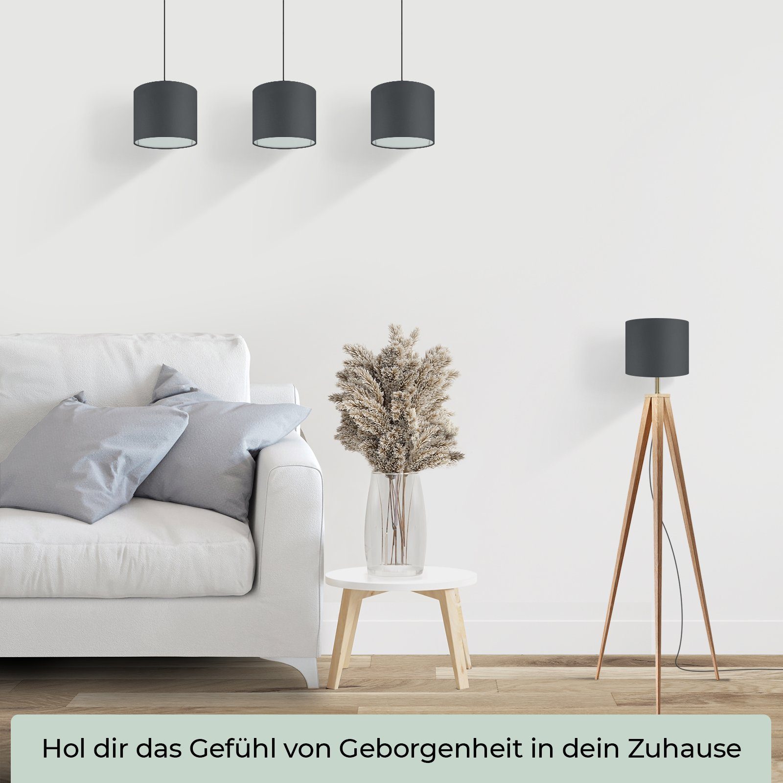 Wogati Lampenschirm Premium Hänge- und Stehlampe Lampenschirm Wogati