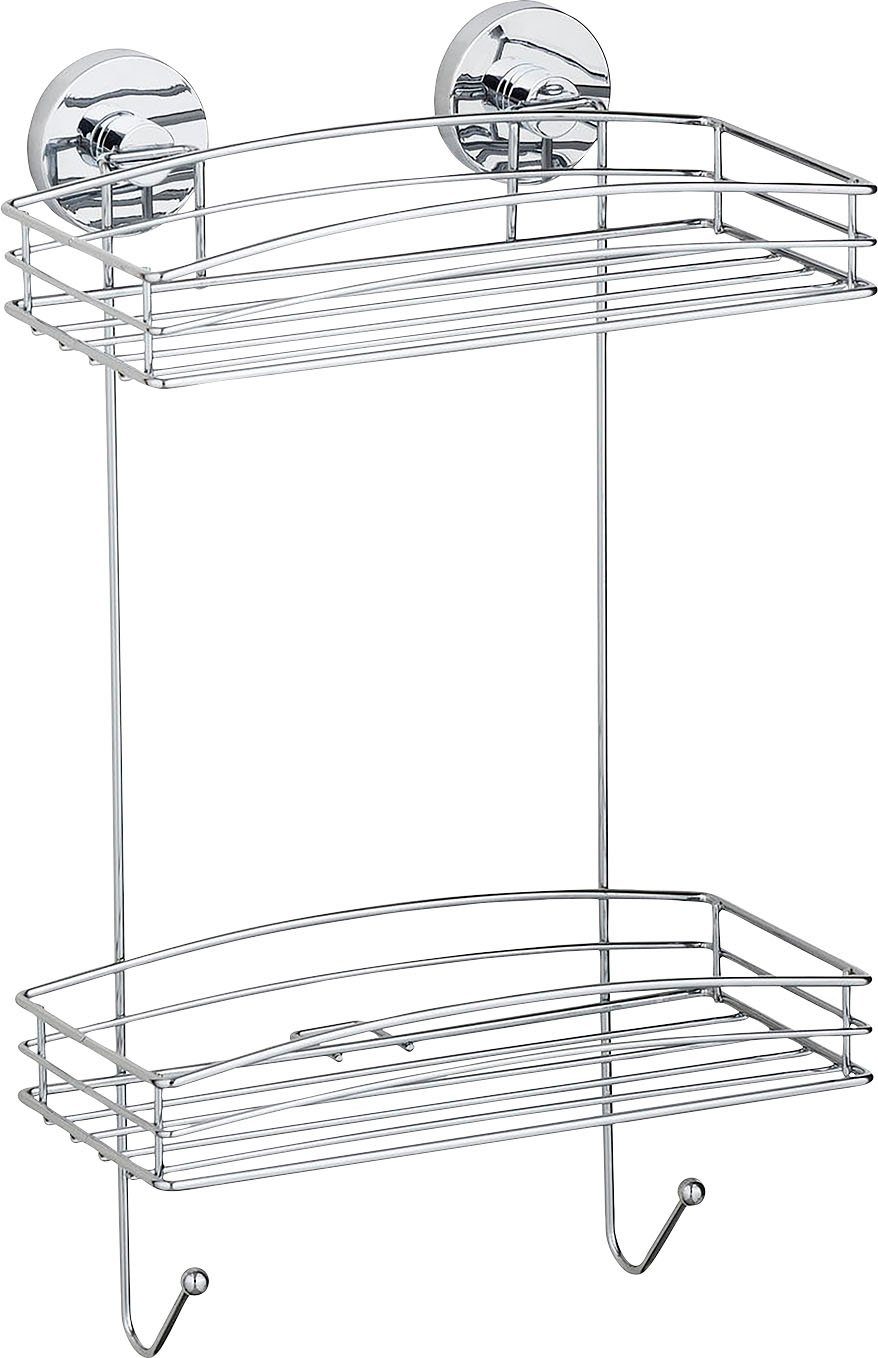 WENKO Duschablage Wandregal, 2 Etagen