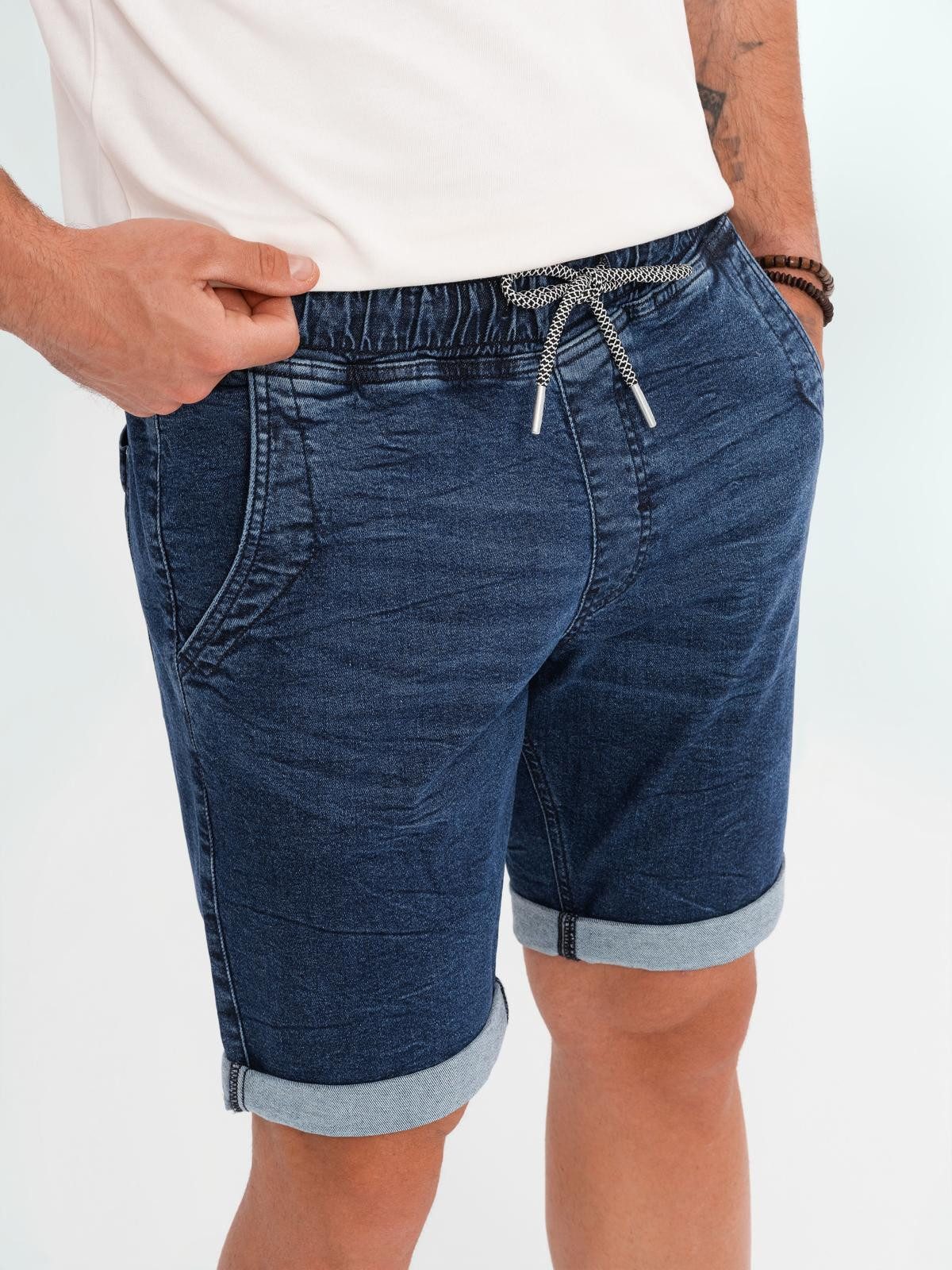 OMBRE Jeansshorts Jeansshorts für Herren mit hochgekrempeltem Bein günstig online kaufen
