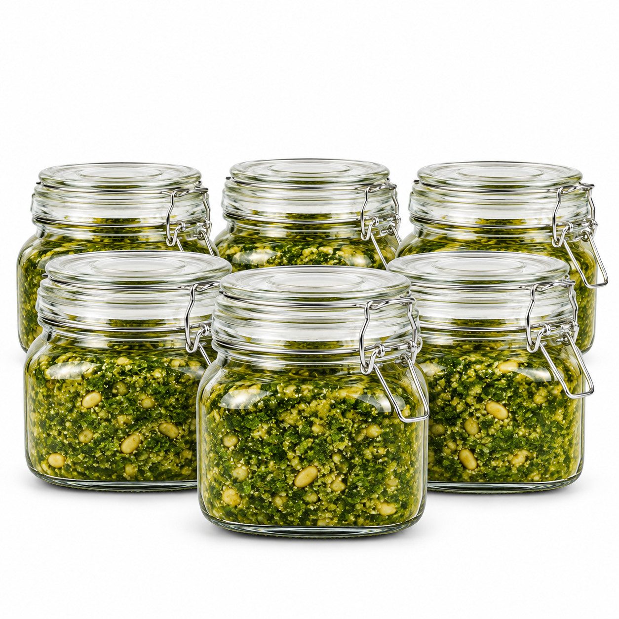 Sendez Einmachglas 6x500ml Bügelverschluss Einmachgläser Vorratsglas, Glas, (6-tlg)