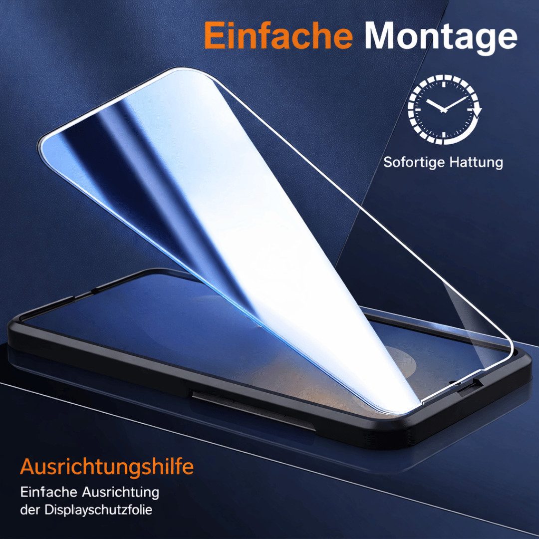 SmartUP Displayschutzglas für HotWav Note 13 Max Display Panzerfolie Hartglas Full Screen 9H für HotWav Note 13 Max, 2 Stück, kompletter Displayschutz – Bild 4 von 5