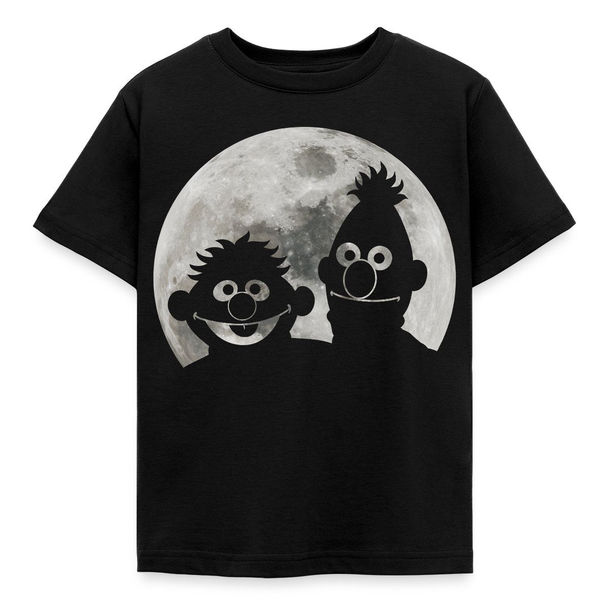 T-Shirt Sesamstraße Ernie & Bert Bei Mondschein Kinder T-Shirt