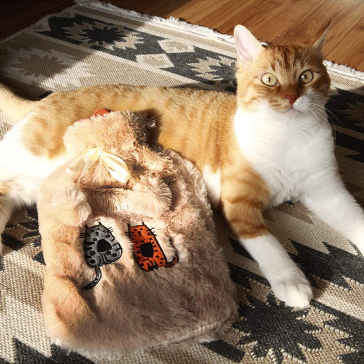 Wärmflasche BiggDesign Katzen Wärmflasche, 2L, Beige