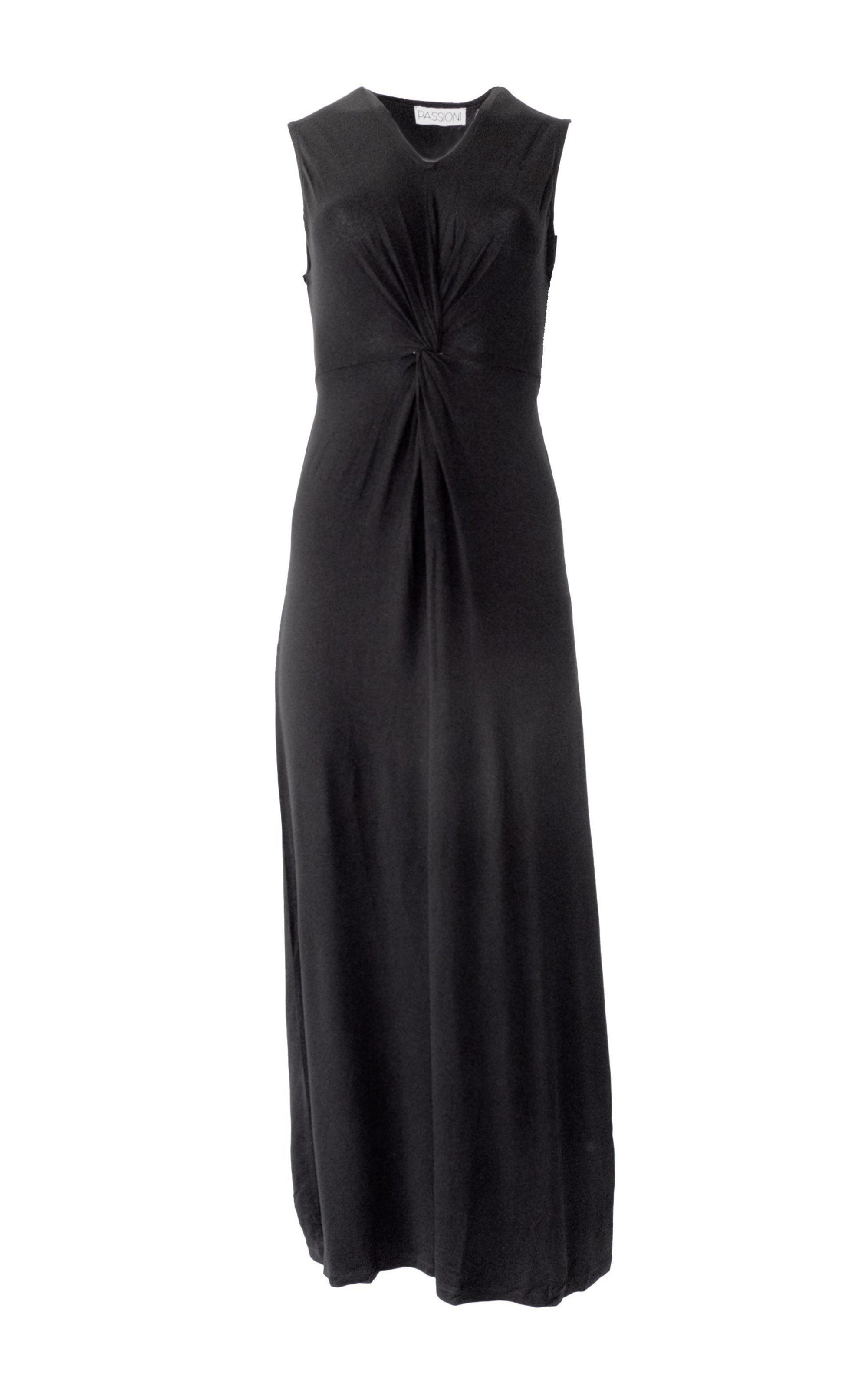 Maxikleid mit Bindegürtel