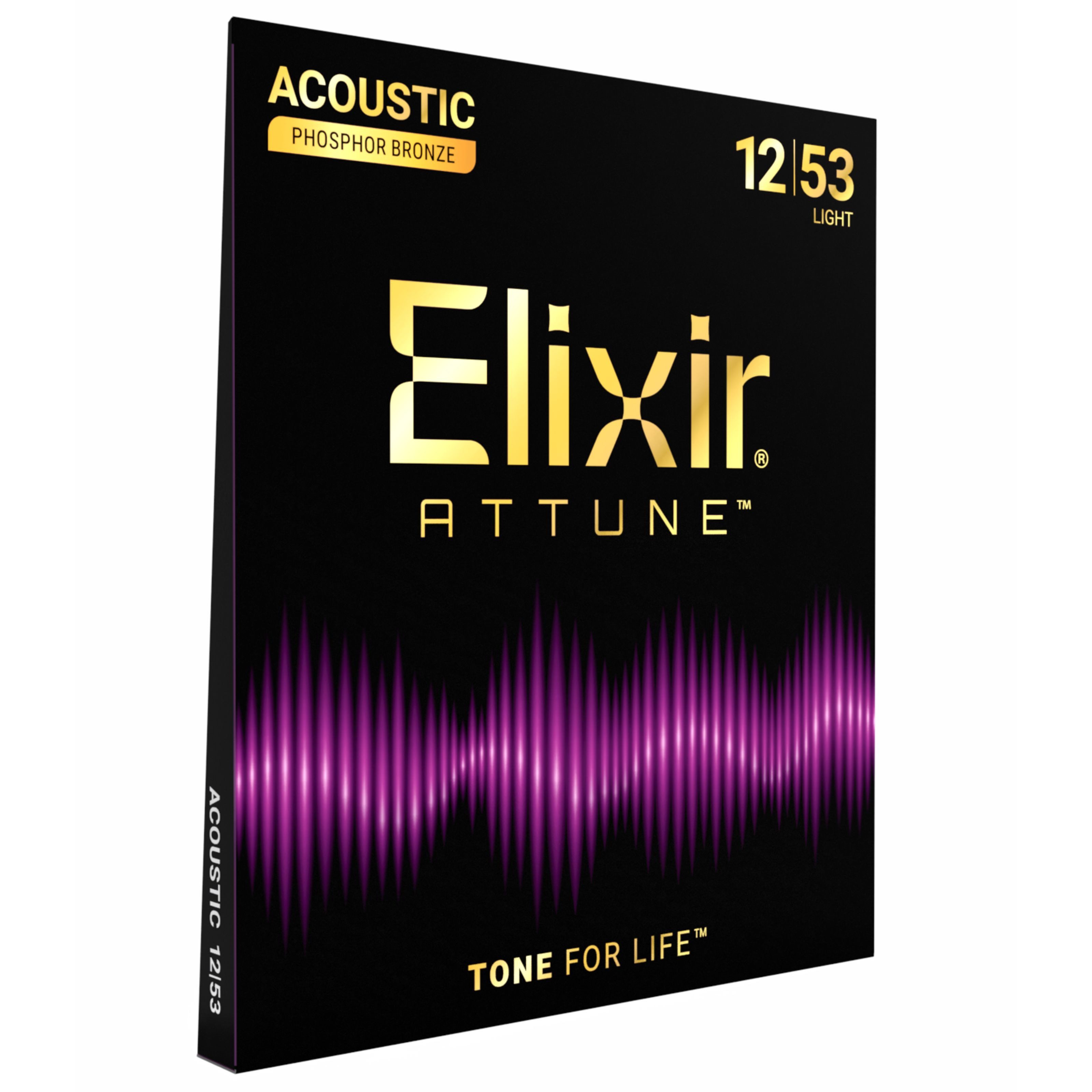 Elixir Saiten, 21052 Attune Acoustic 12-53 - Westerngitarrensaiten
