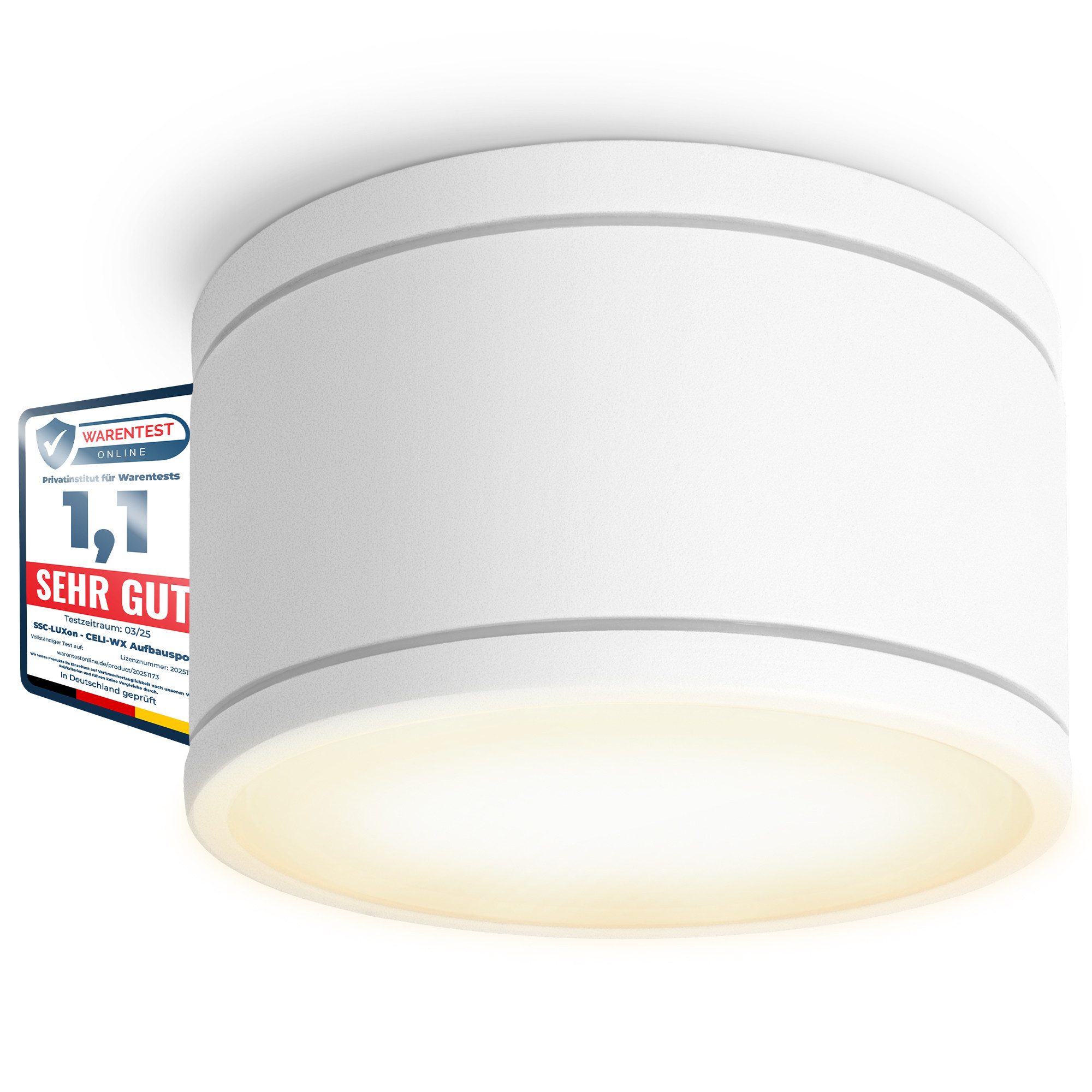 SSC-LUXon LED Außen-Deckenleuchte CELI-WX Aufbaustrahler flach günstig online kaufen