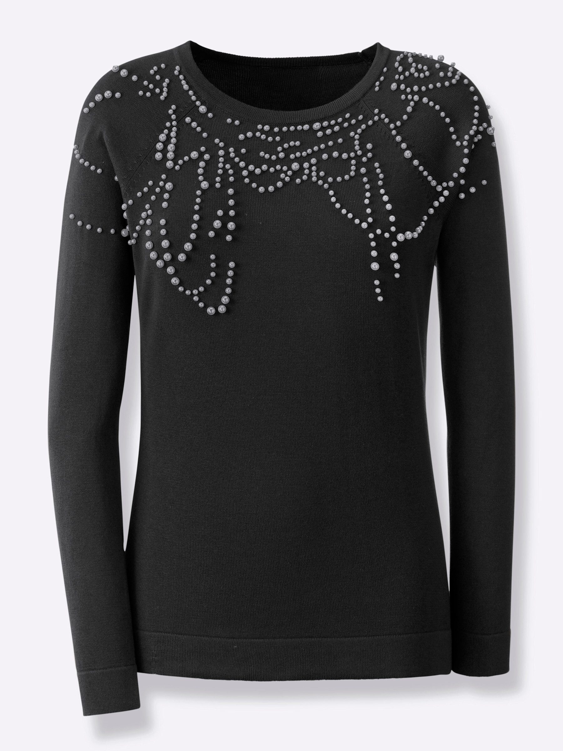 creation L Strickpullover Modal-Baumwoll-Pullover Langarm Jersey günstig online kaufen