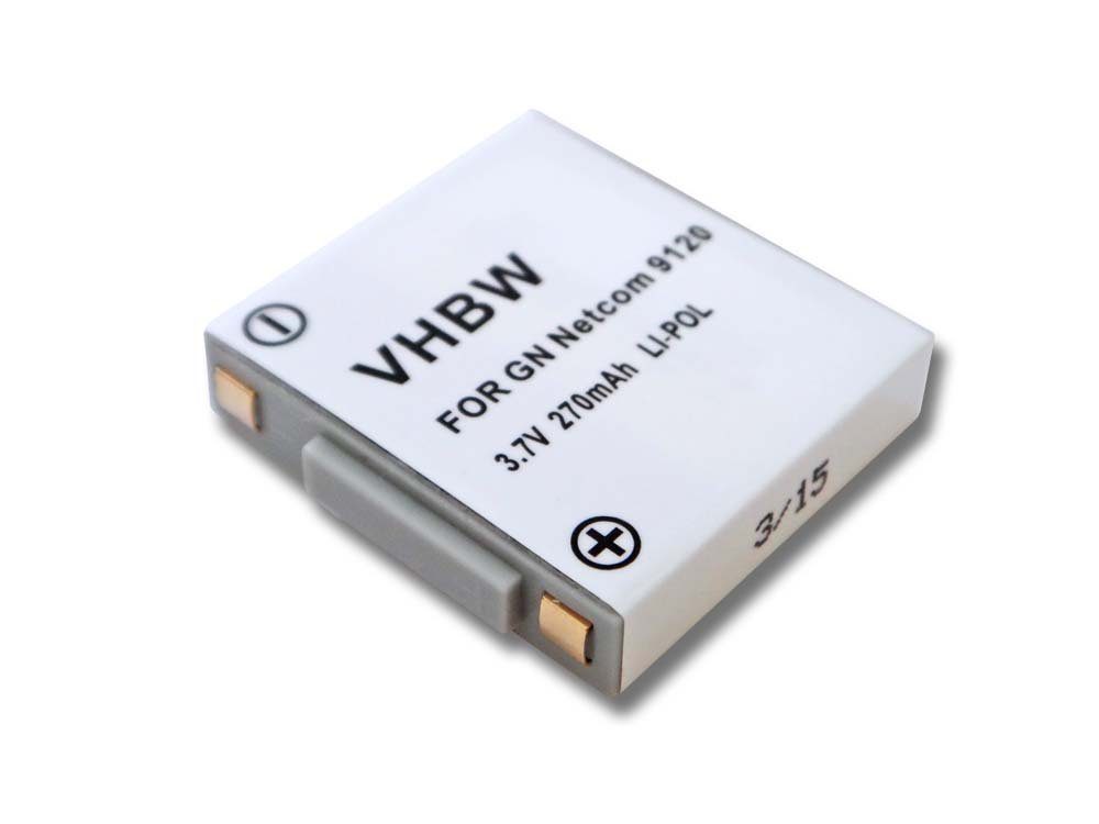 vhbw Ersatz für GN Netcom SG081003 für Akku Li-Polymer 270 mAh (3,7 V)