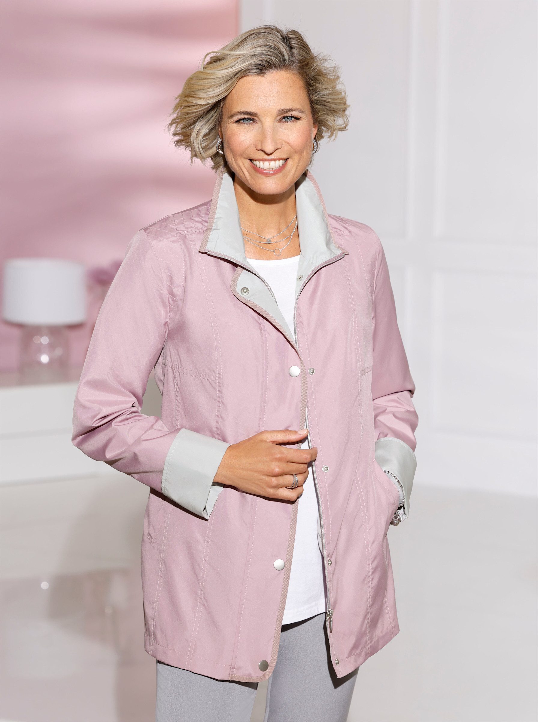 Sieh an! Allwetterjacke Jacke Langarm