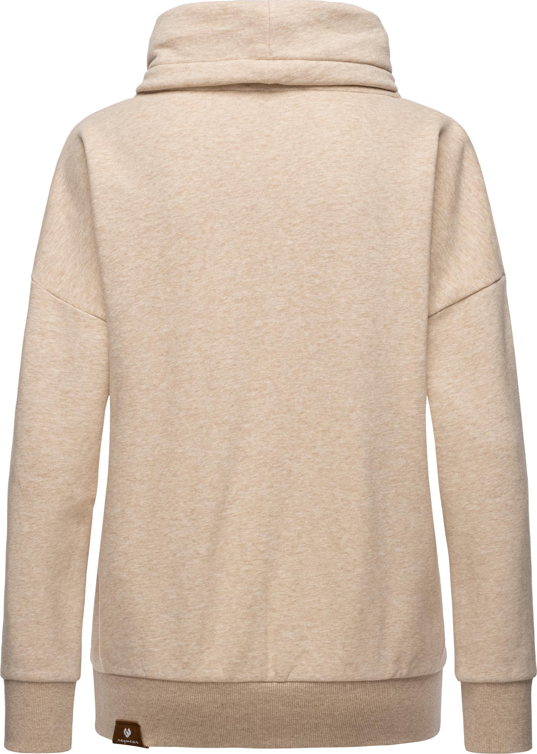 Ragwear Hoodie Julissa modischer Longsleeve Pullover mit Schlauchkragen