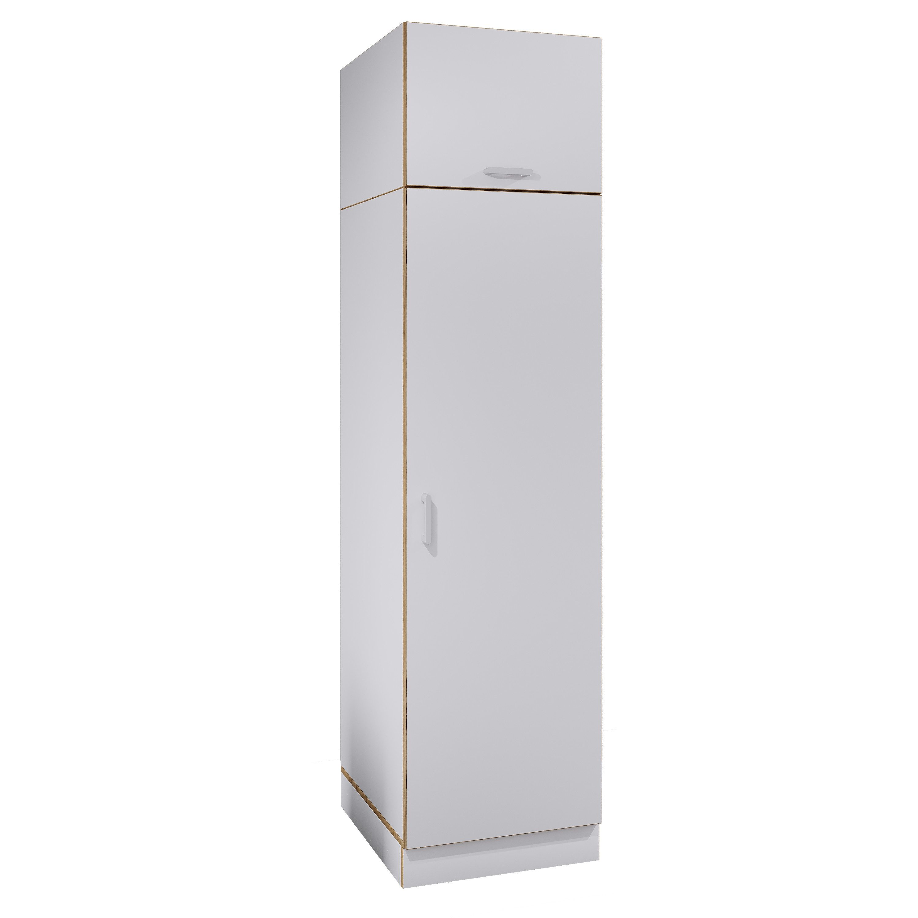 VCM Hochschrank Mehrzweckschrank mit 4 Fächern & Türen Rislo BDXXL (1-St) VCM Mehrweckschrank Rislo BD XXL 200x50x60 cm Holzwerkstoff