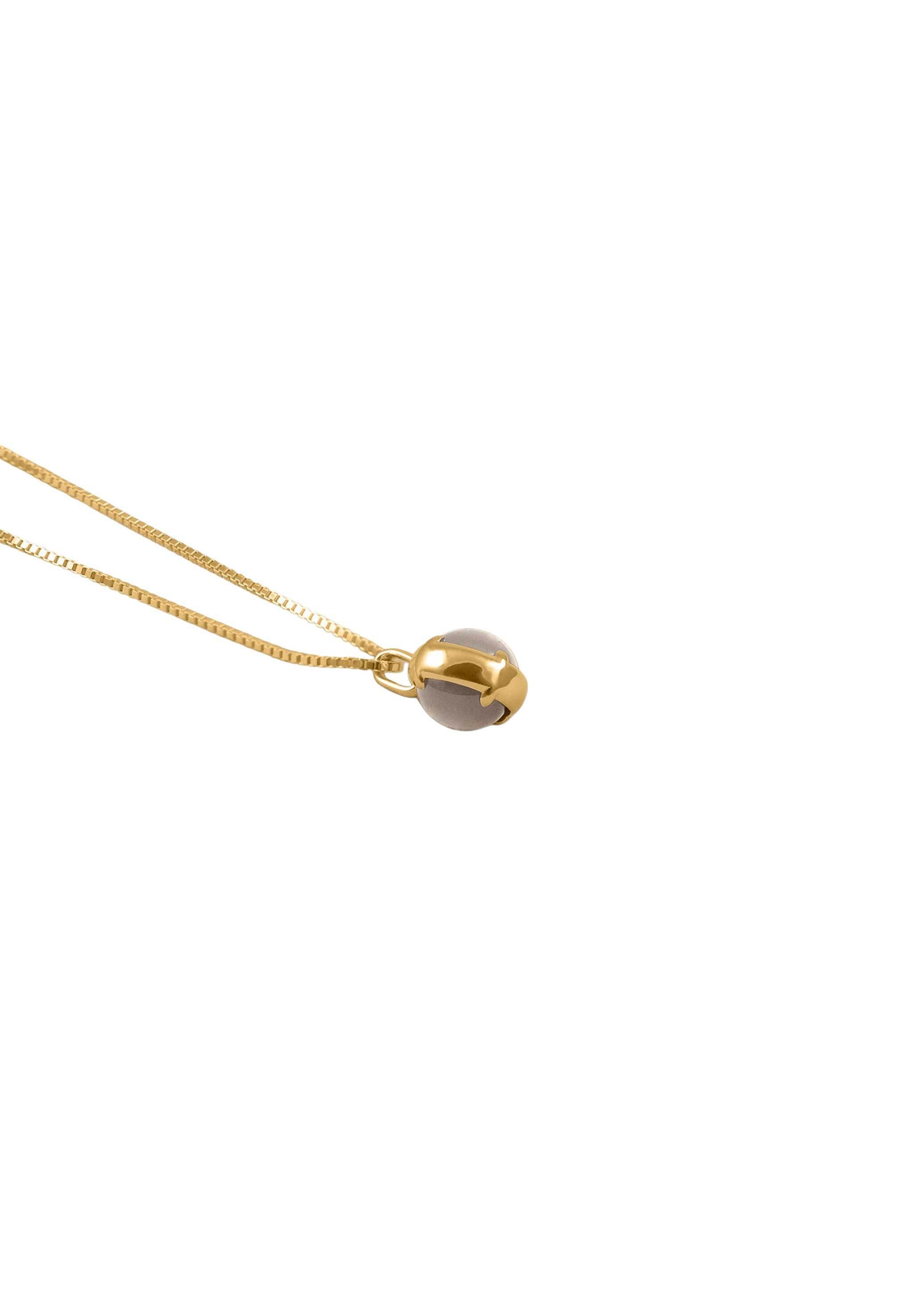 Stilnest Kette mit Anhänger Instants of Balance Mondstein 925 Sterling Silber