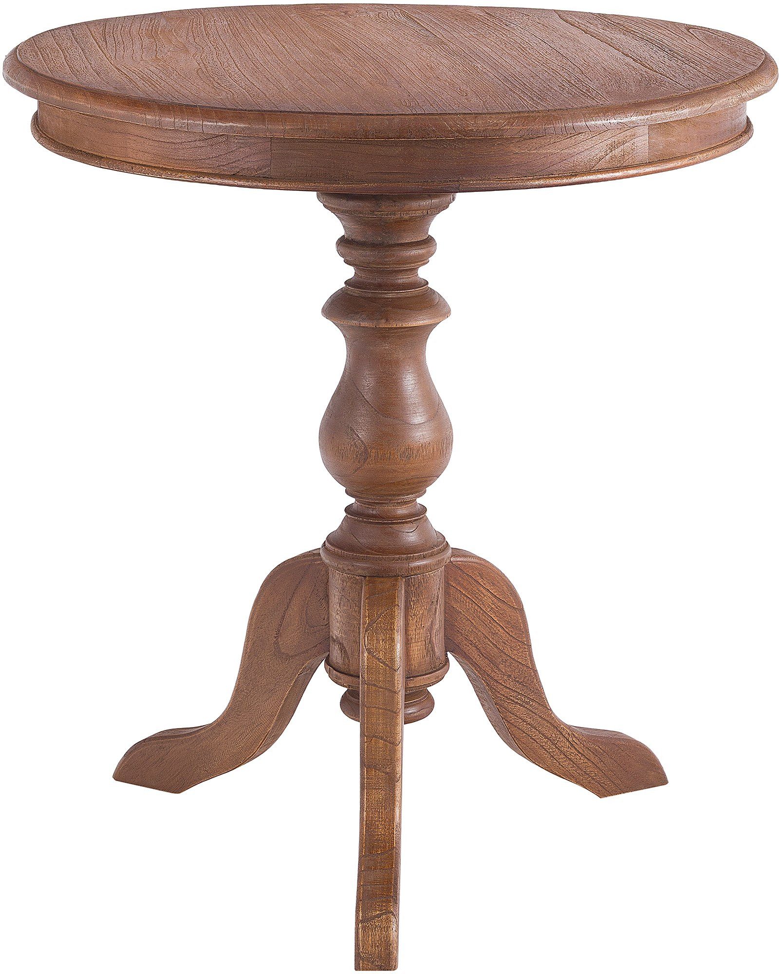 Beistelltisch Wiva 70x70x76 cm Braun Massivholz