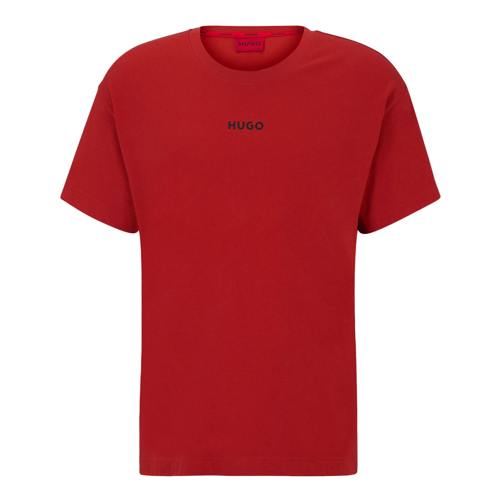 HUGO T-Shirt Linked T-Shirt mit Logo-Druck auf der Brust