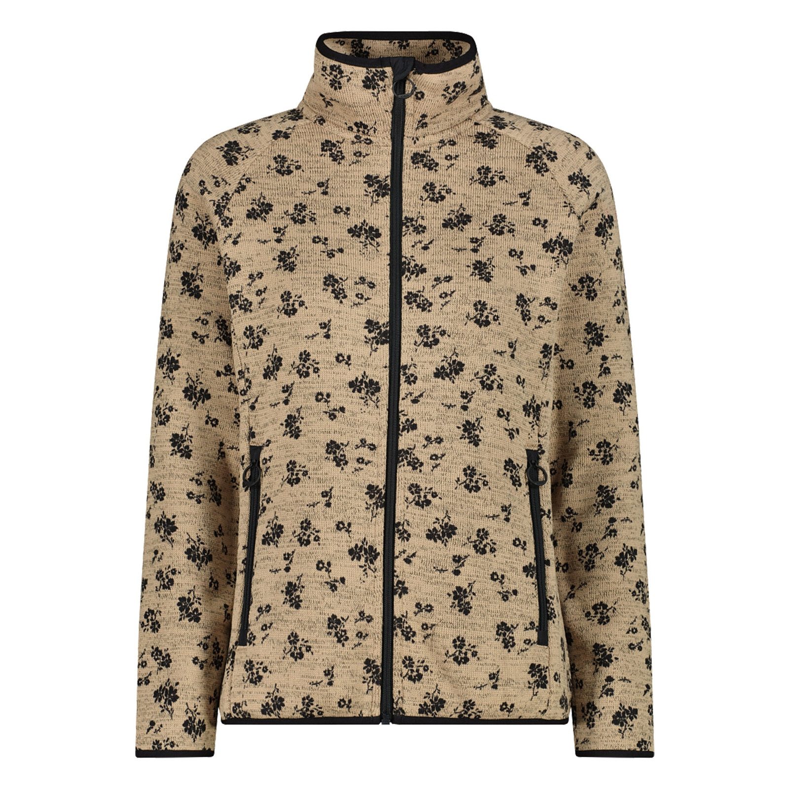 CMP Fleecejacke Fleecejacke aus Knit Tech mit seitlichen Reißverschlusstaschen
