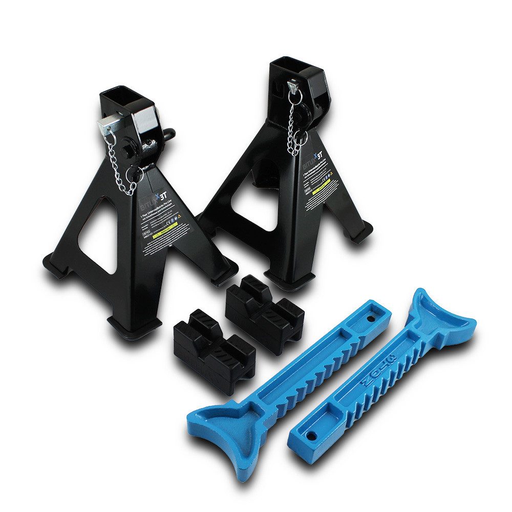 Bituxx Unterstellbock Pro Line 3000 kg, 3000 kg max. Belastbarkeit, (Set, 2-St., MS-18743)