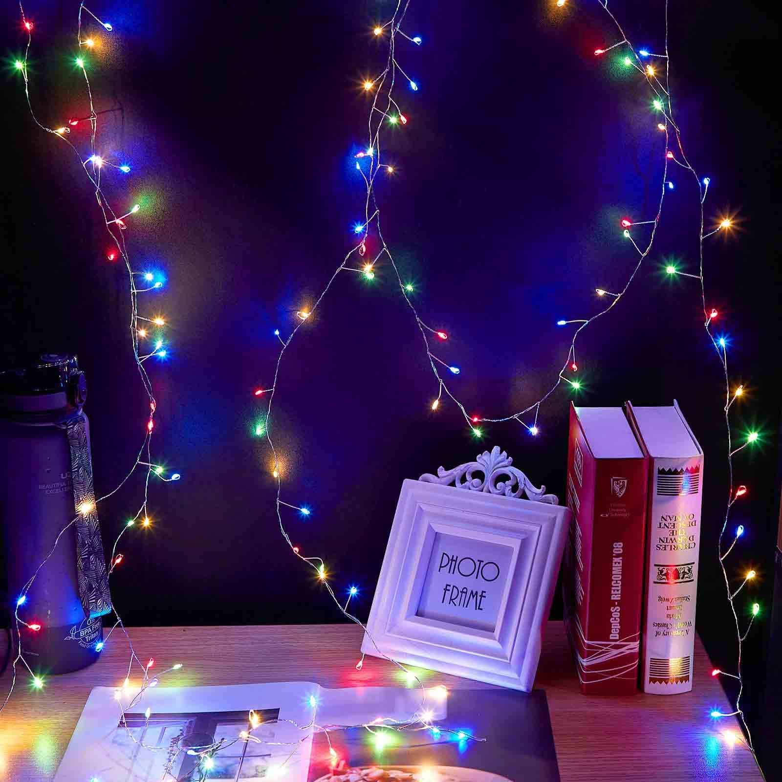 LED-Lichterkette 3M/6M LED Lichterkette,USB-betrieben, wasserdicht,Fernbedienung,8 modi