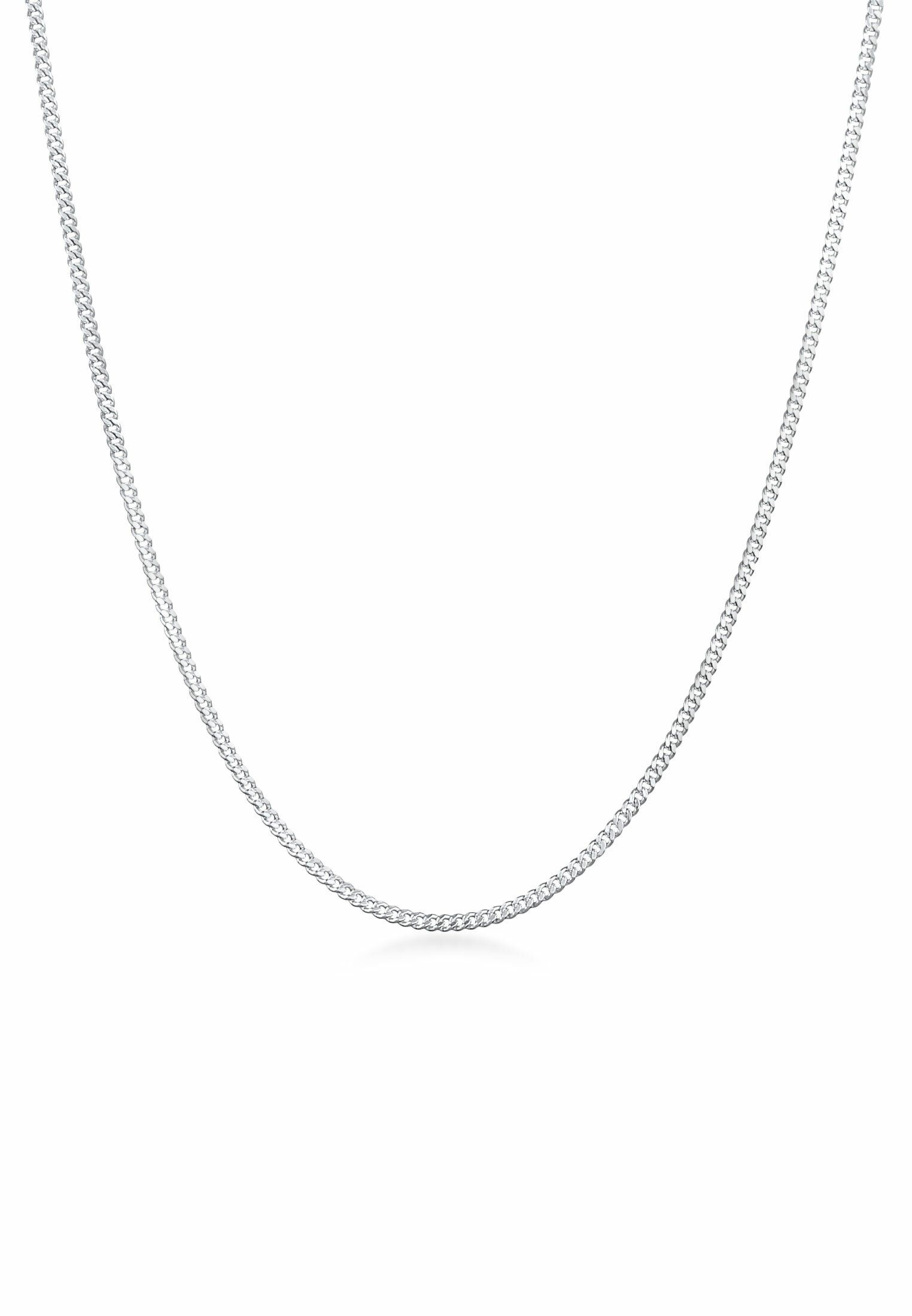 Kette ohne Anhänger Panzerkette Collier Basic Chunky Chain 925er Silber