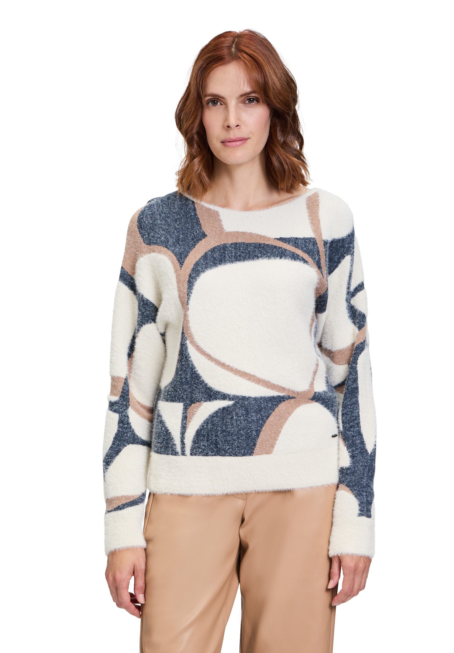 Strickpullover Betty & Co Damen Strickpullover mit Effektgarn