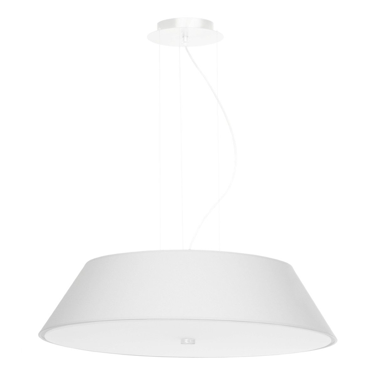SOLLUX lighting Kronleuchter Kronleuchter Vega 60 Weiß, Nicht enthalten