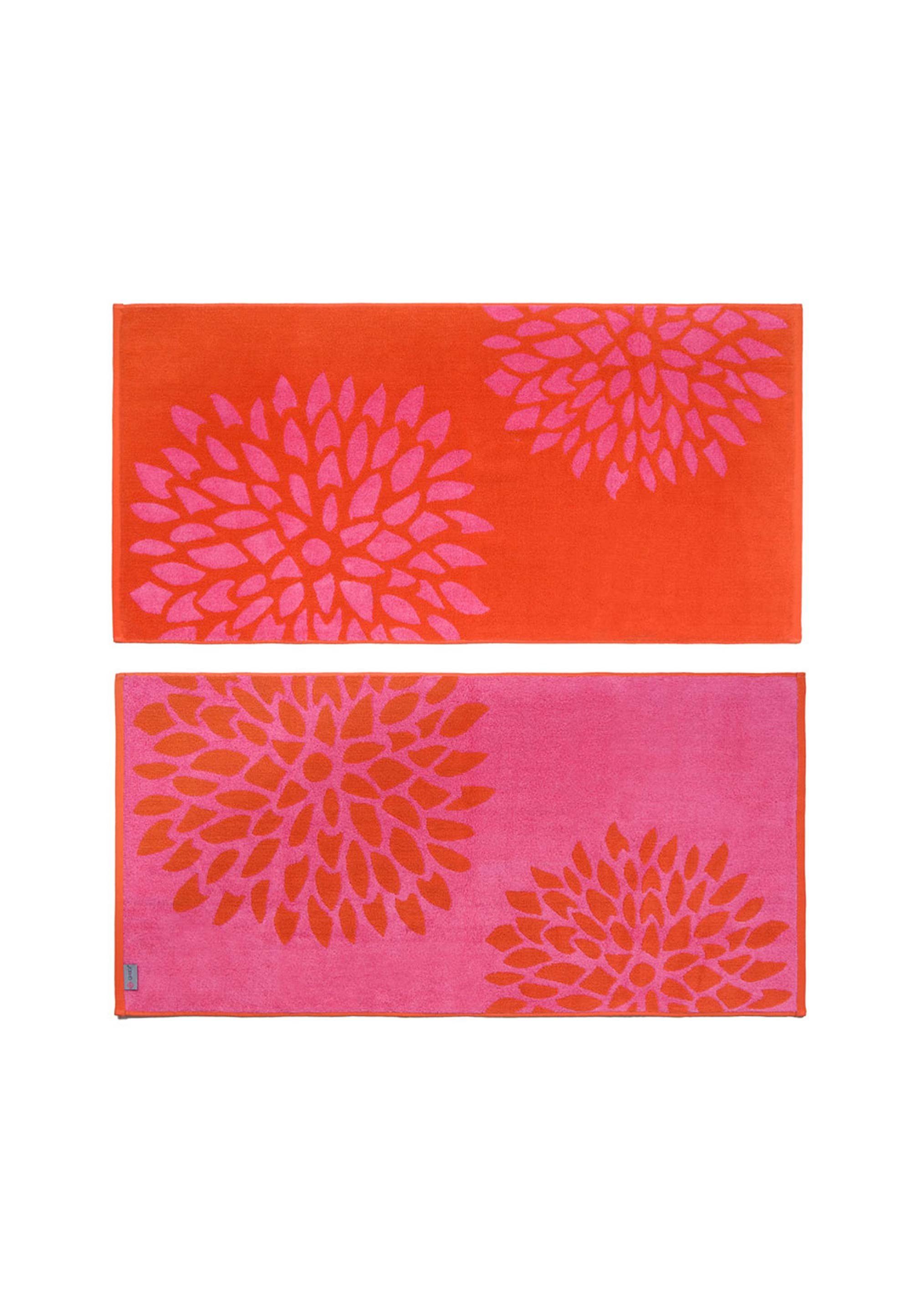 grace grand spa Duschtuch Dahlie, (1-St), mit schönem Blumenmuster günstig online kaufen