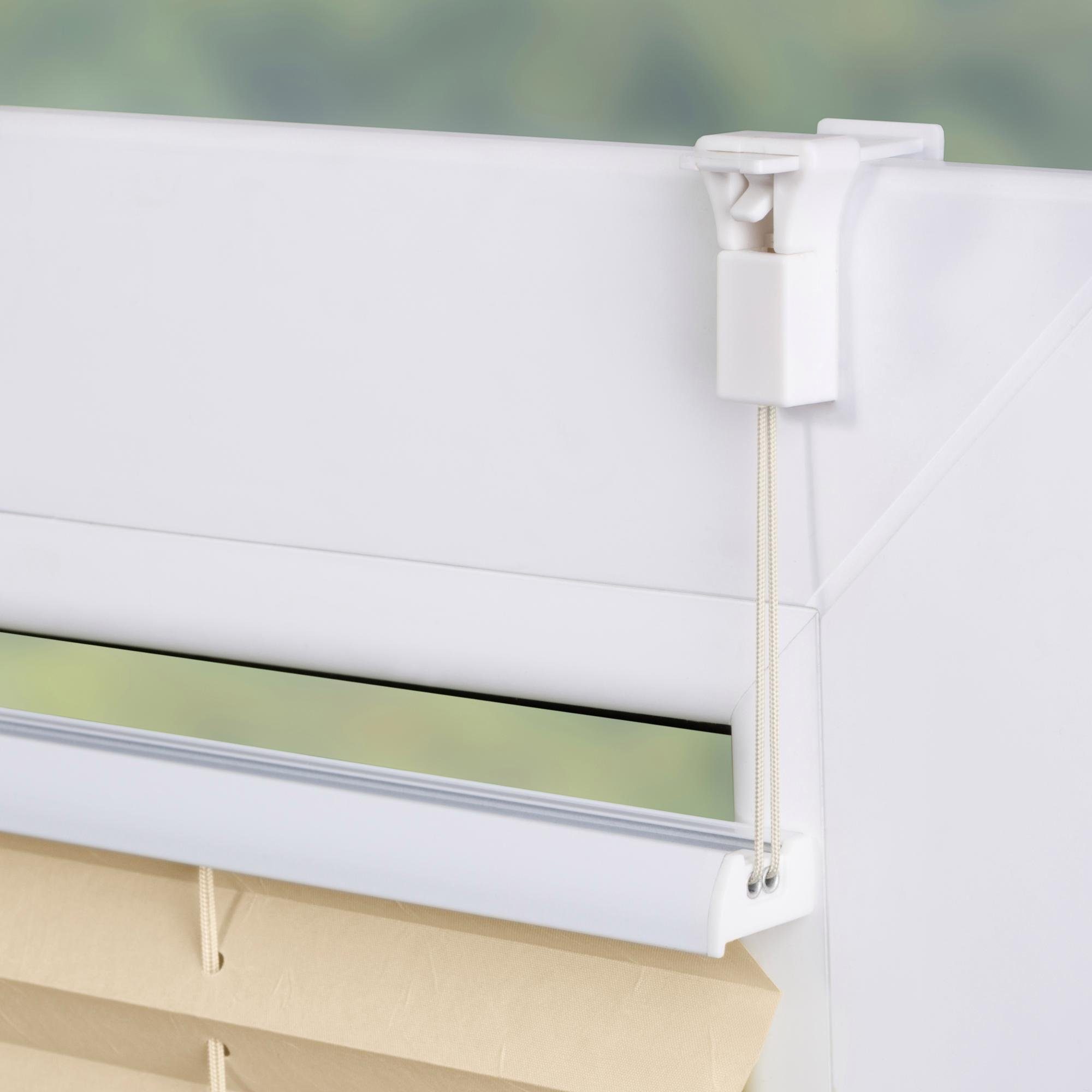 LICHTBLICK ORIGINAL Plissee Klemmfix, Lichtschutz, ohne Bohren, verspannt, Klemmfix, Faltenstore