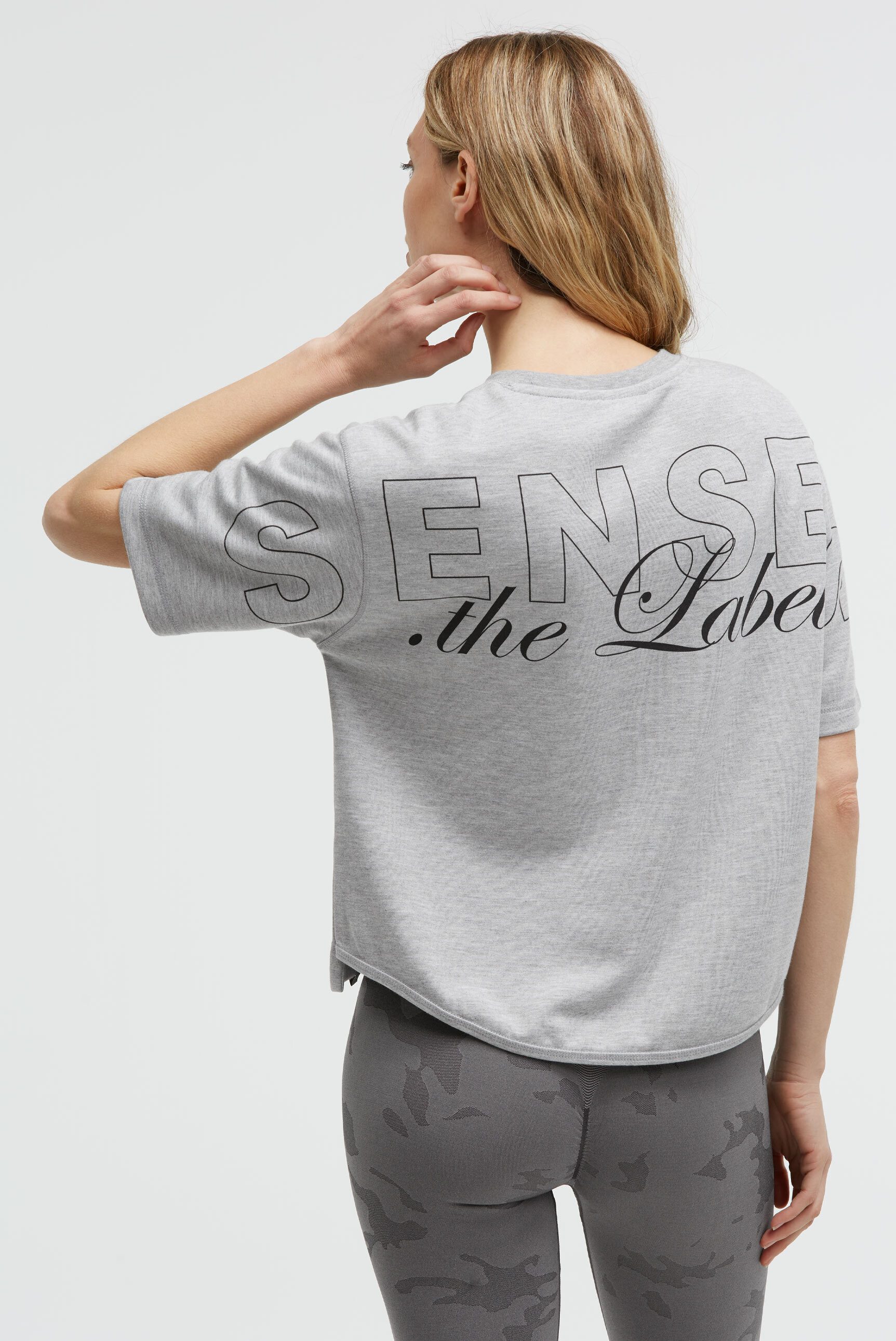 SENSES.THE LABEL Sweater mit abgerundeten Saum