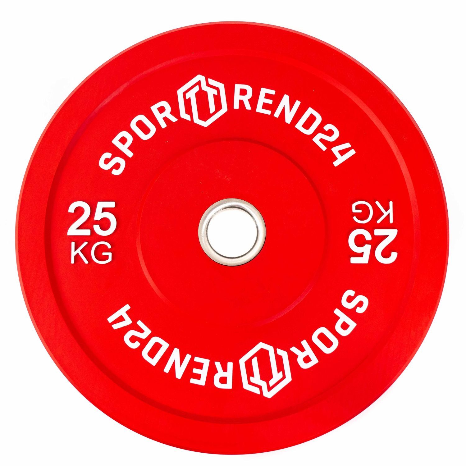 Sporttrend 24 Hantelscheiben Bumper Plate 25kg Gewichtsscheibe, Aufnahme