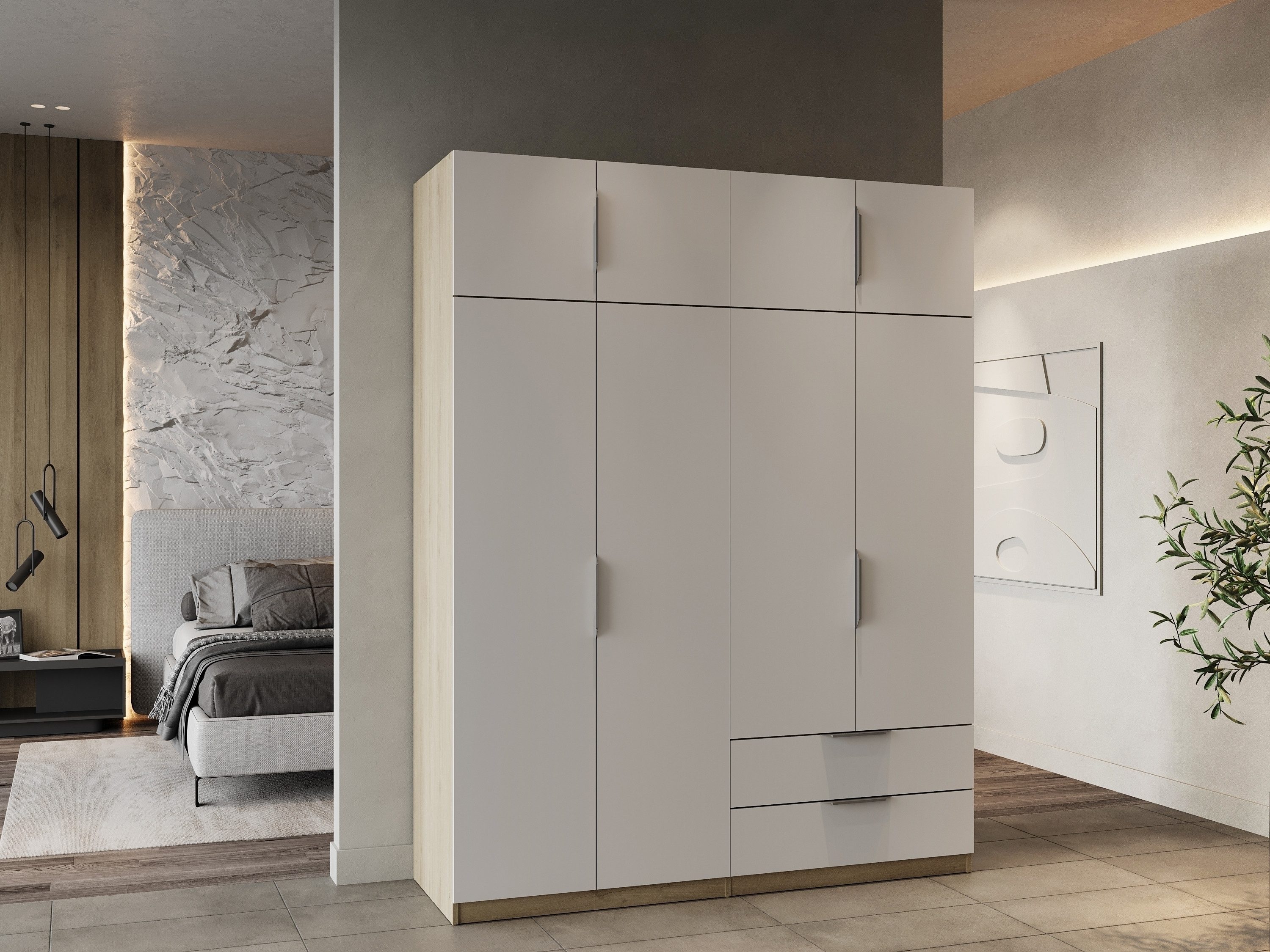 Drehtürenschrank GHOST