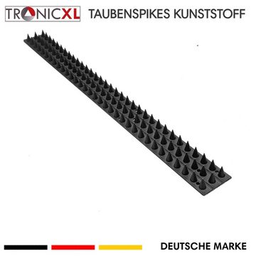 TronicXL Taubenspikes 20x schwarz Taubenspikes = 10 Meter Taubenabwehr Vogelabwehr Spikes, 20-St.