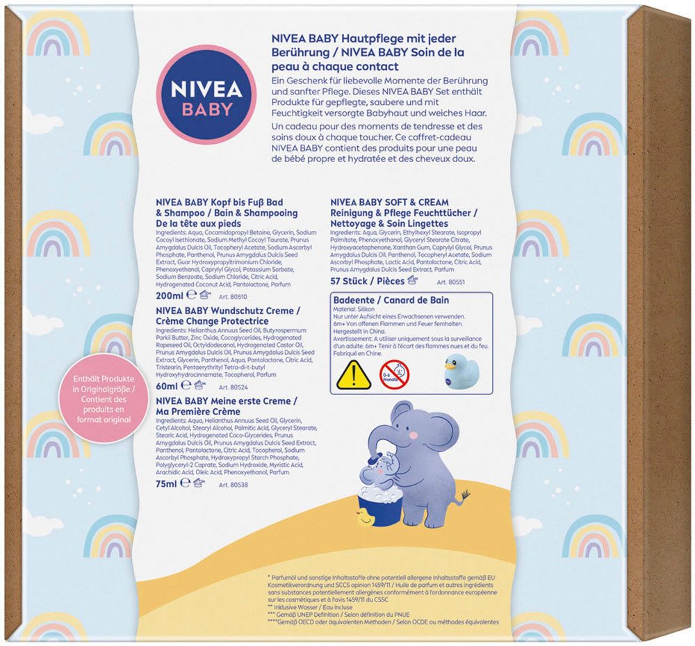 Nivea Pflege-Set Hallo Kleines Wunder, 5-tlg., für Babies