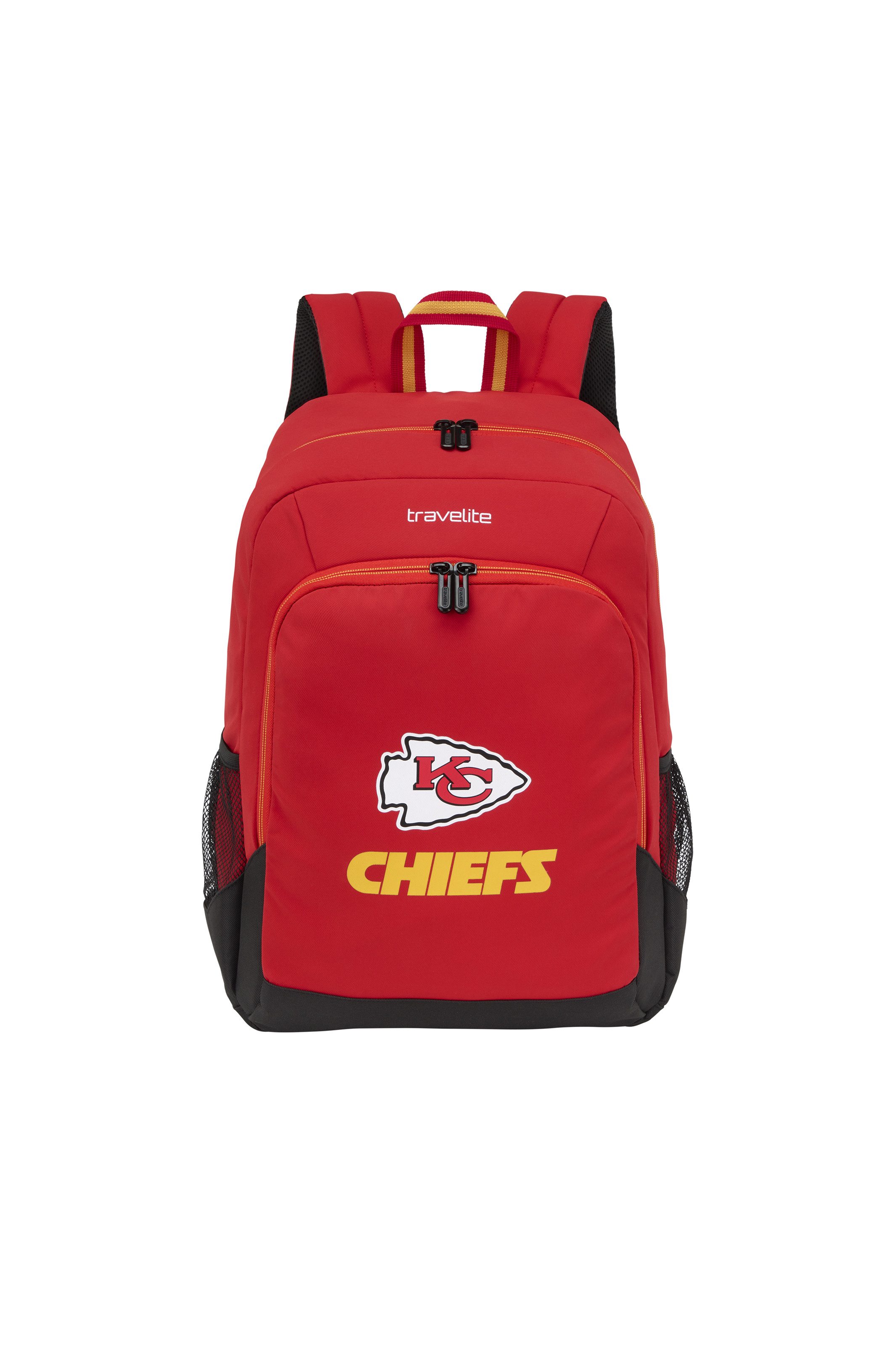 travelite Schulrucksack travelite x NFL College Rucksack mit Laptopfach, Unisex, Laptop-Rucksack, 15"-Laptopfach, mit Aufsteckfunktion