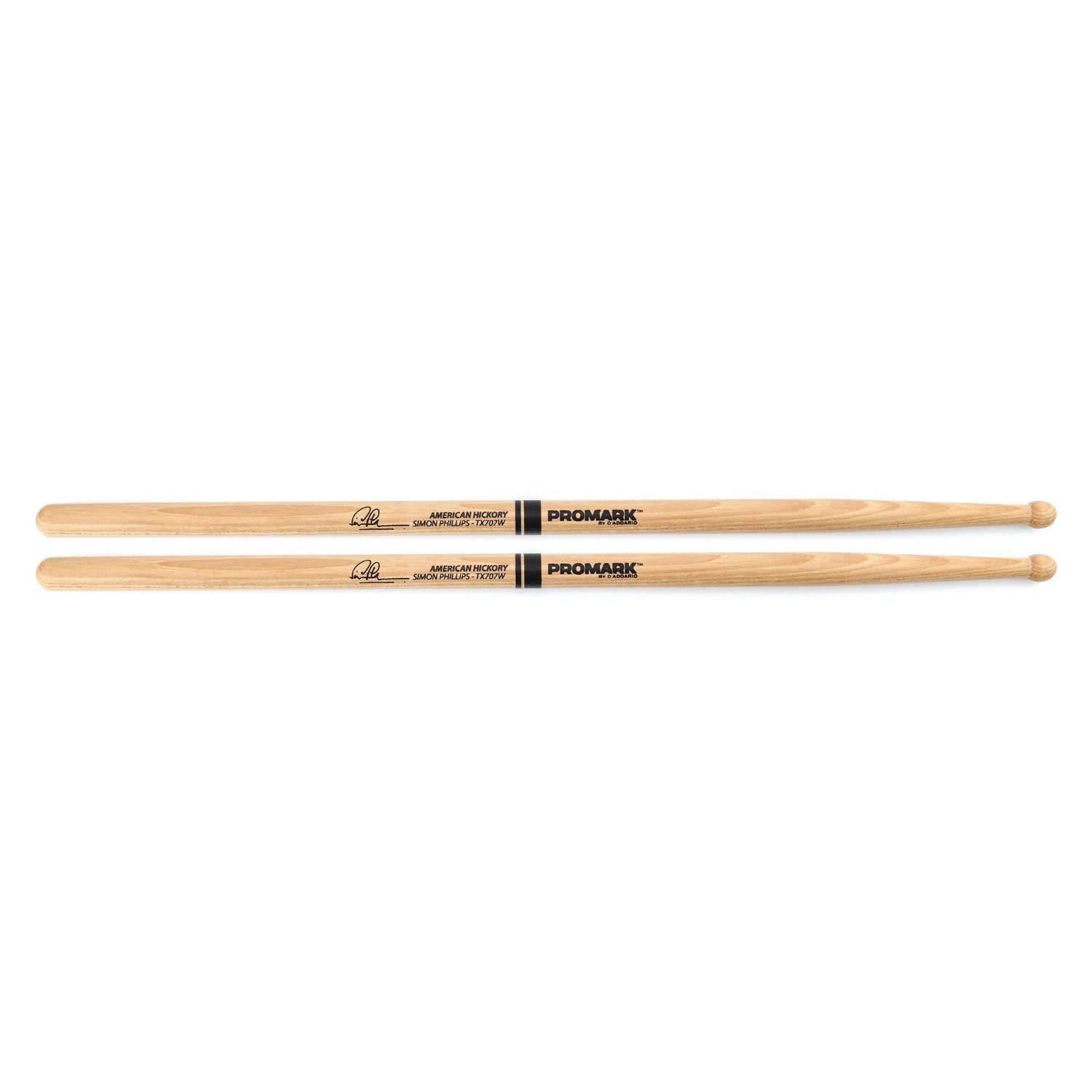 Promark Sticks Drumsticks Promark Schlagzeugstöcke TX707W Simon Phillips 1 Paar (Drumsticks, 1 Paar), Drumsticks Simon Phillips Signature