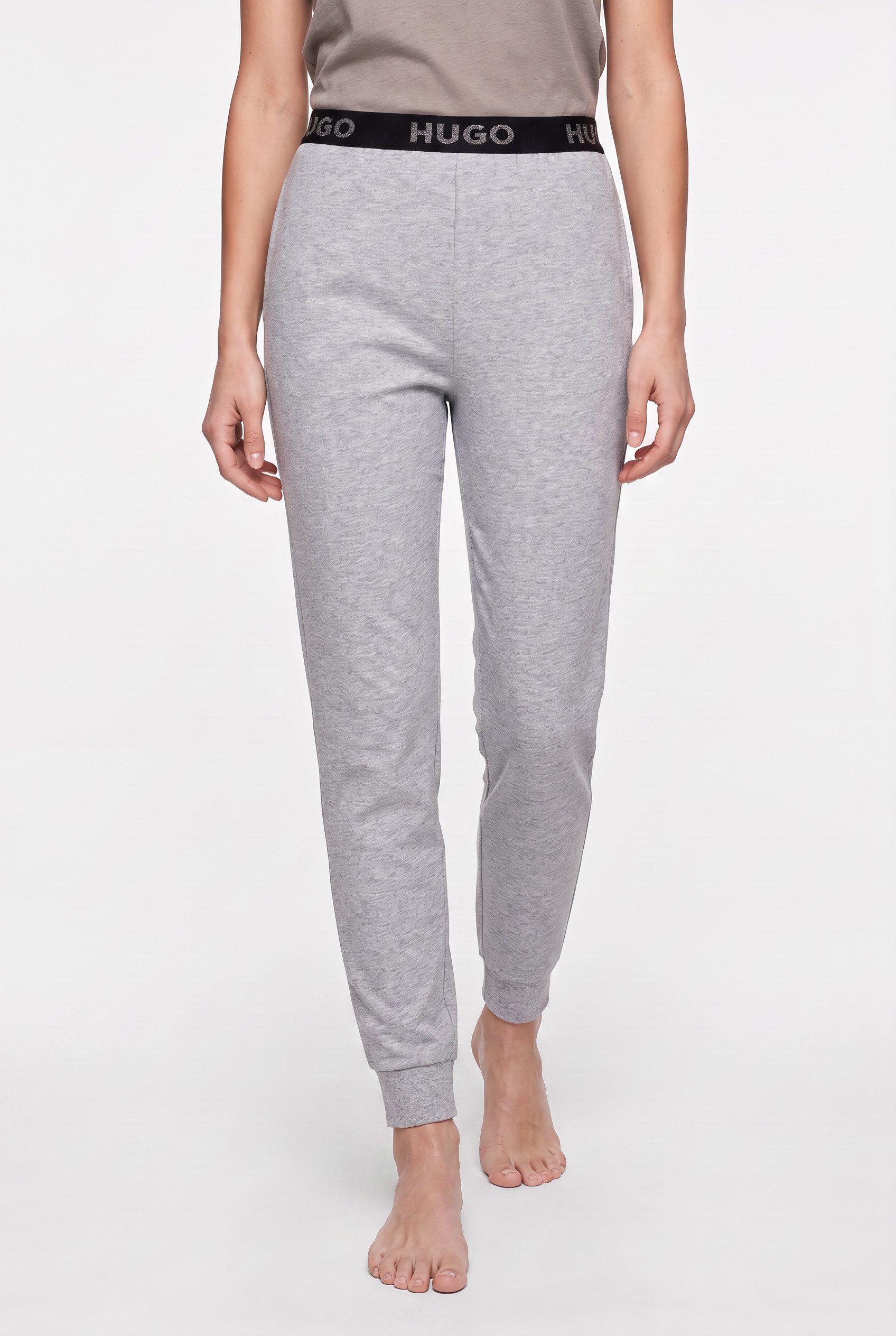 HUGO Homewearhose SPORTY LOGO_PANTS mit Markenlabel