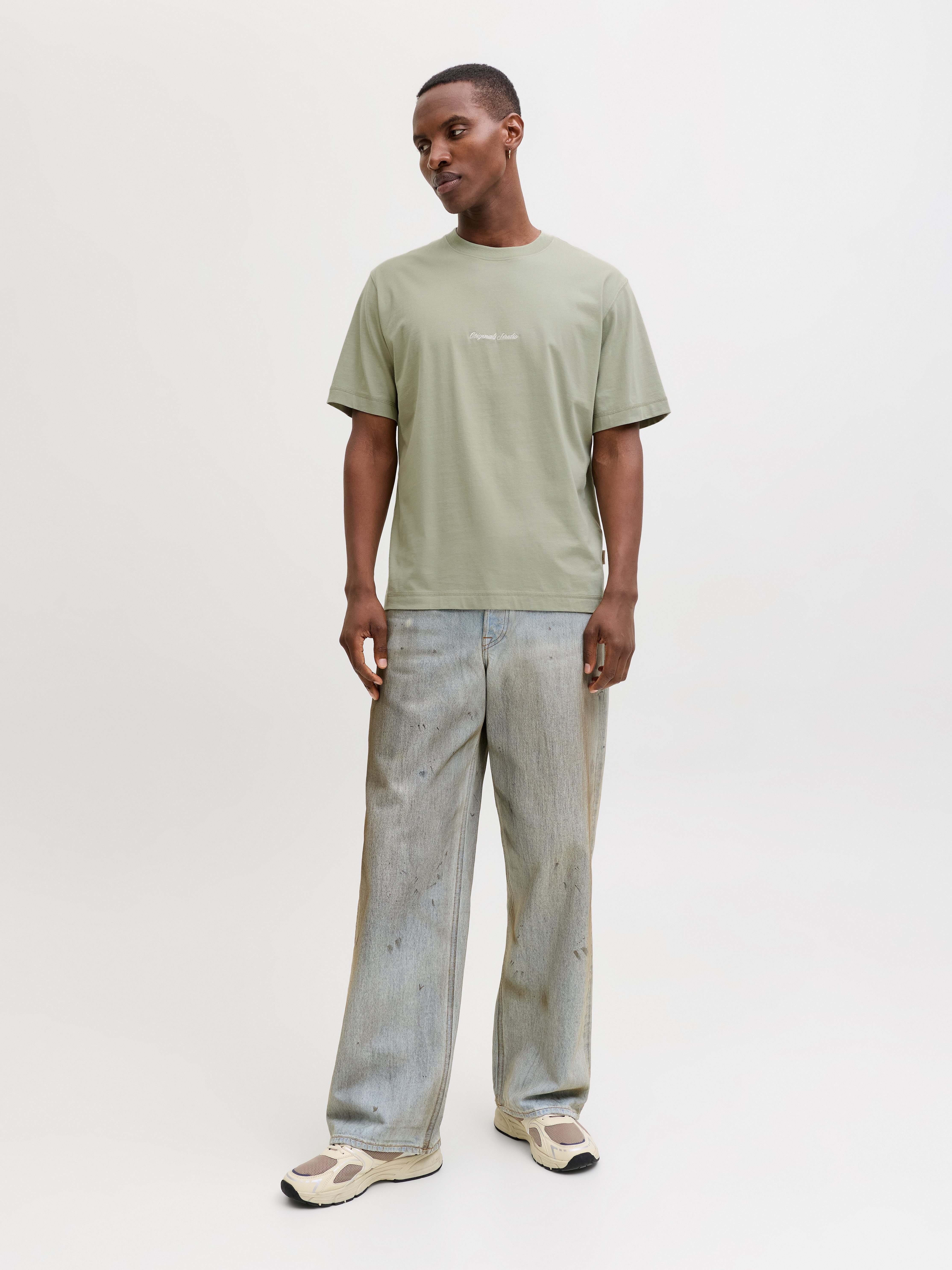 Jack & Jones Rundhalsshirt JORNORREBRO EMB TEE SS CREW NECK NOOS Baumwolle, locker geschnitten – Bild 4 von 5