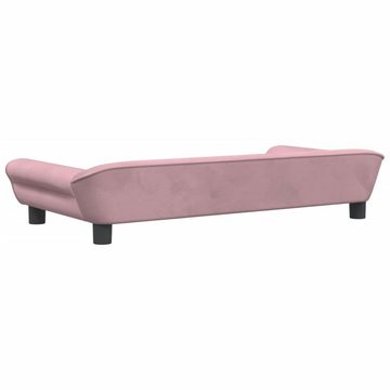 vidaXL Kindersofa Kindersofa Rosa 100x50x26 cm Samt Kindercouch Kindermöbel Kinderzimmer