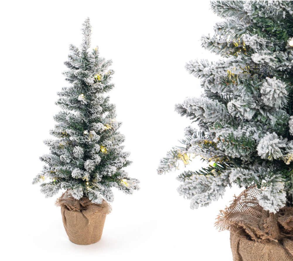 Evergreen Classics Künstlicher Weihnachtsbaum Kiefer LED, LEDs, Kunstschnee
