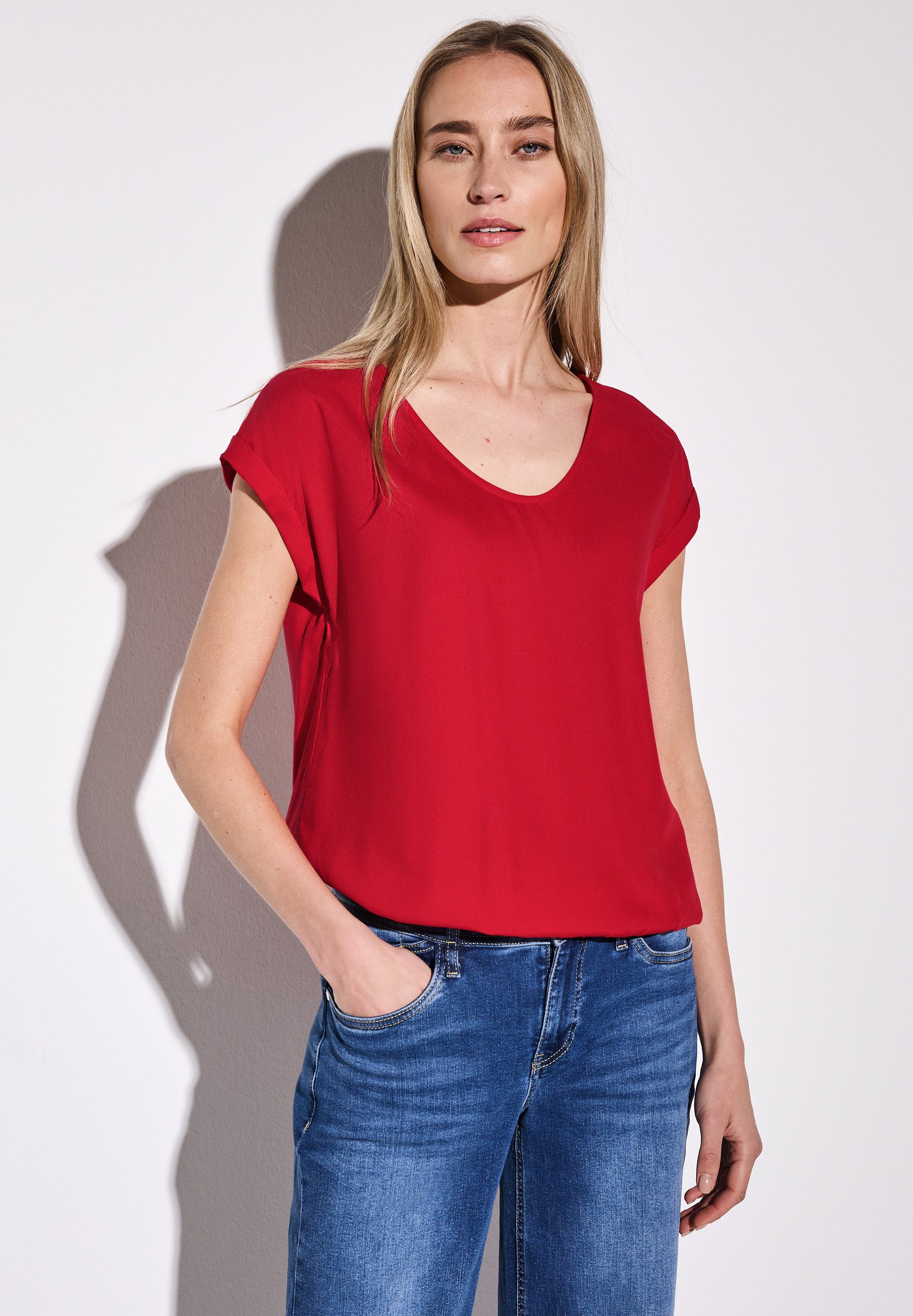 STREET ONE Hemdbluse, aus softer Viskose günstig online kaufen