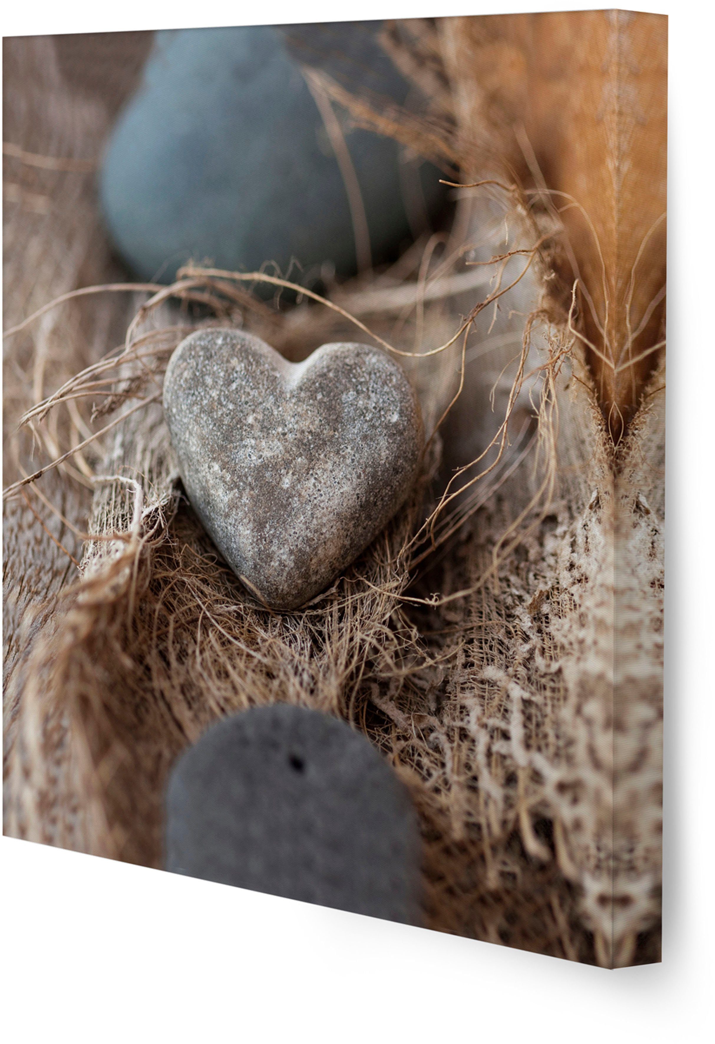 Art for the home Leinwandbild Home, Natur, Zen (5 St), Zuhause SET 5-teilig 80x60 cm