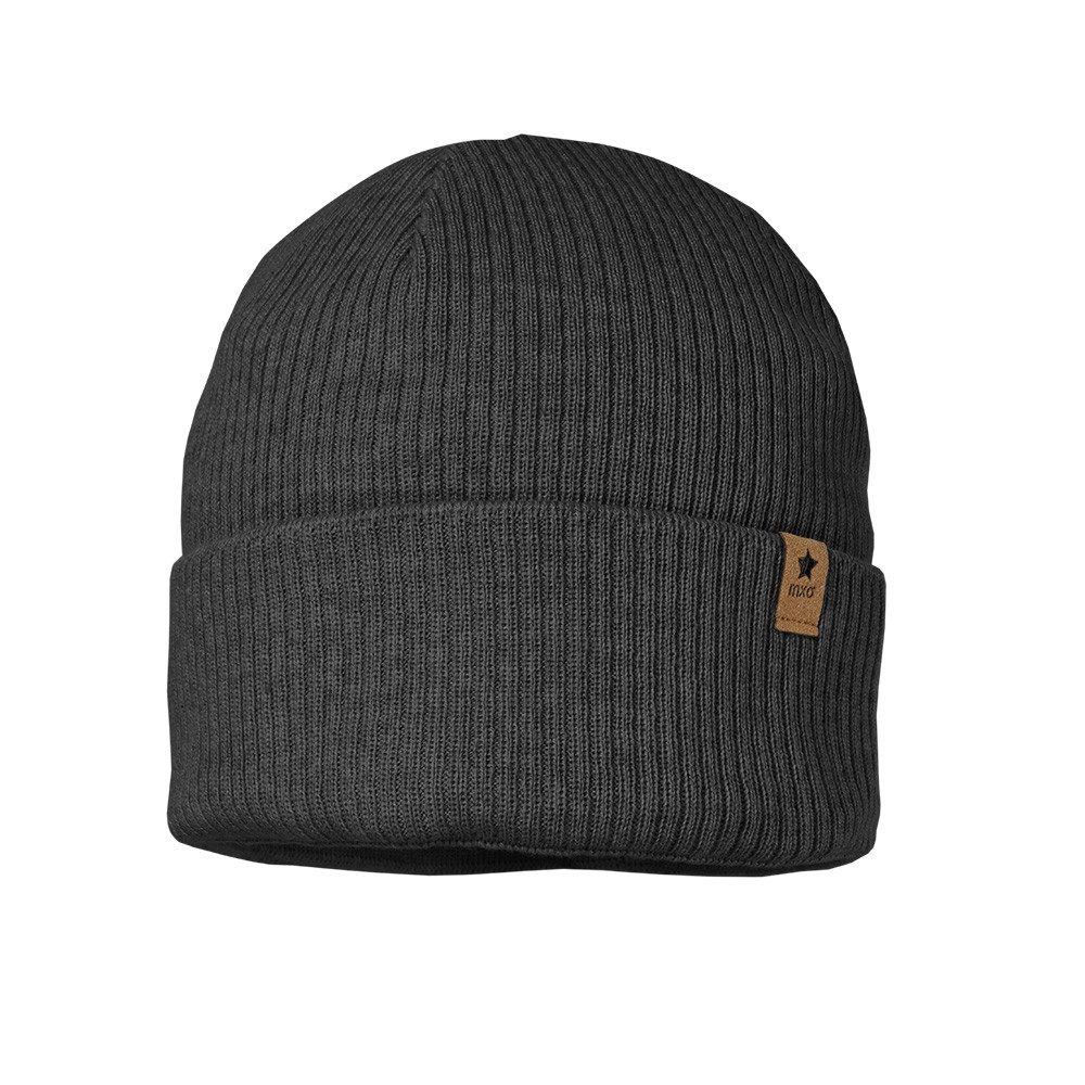 MAXIMO Beanie aus Baumwolle, wärmend, gefüttert, unifarben