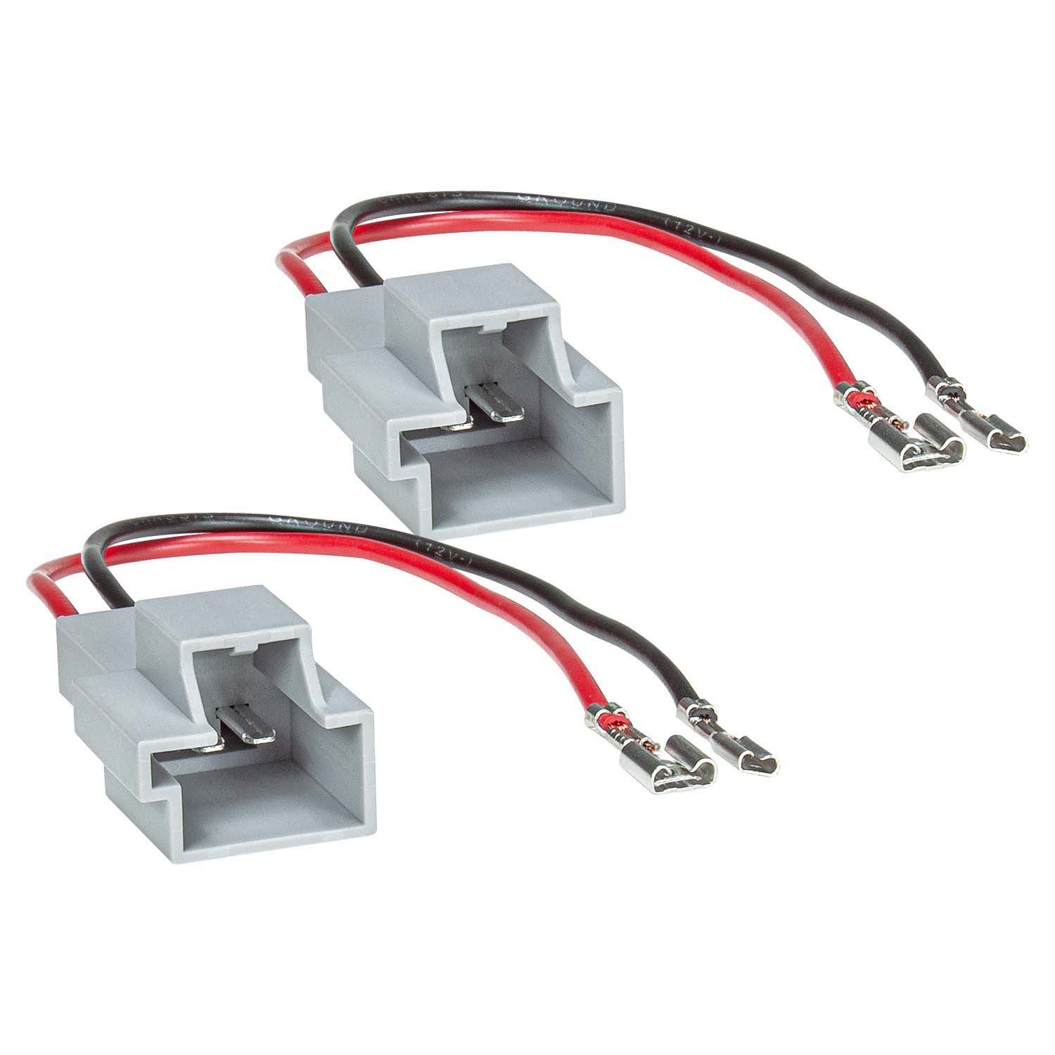tomzz Audio Lautsprecheradapter 2er Set DIN passt für Volvo div. Modelle 2001-2019 Auto-Lautsprecher