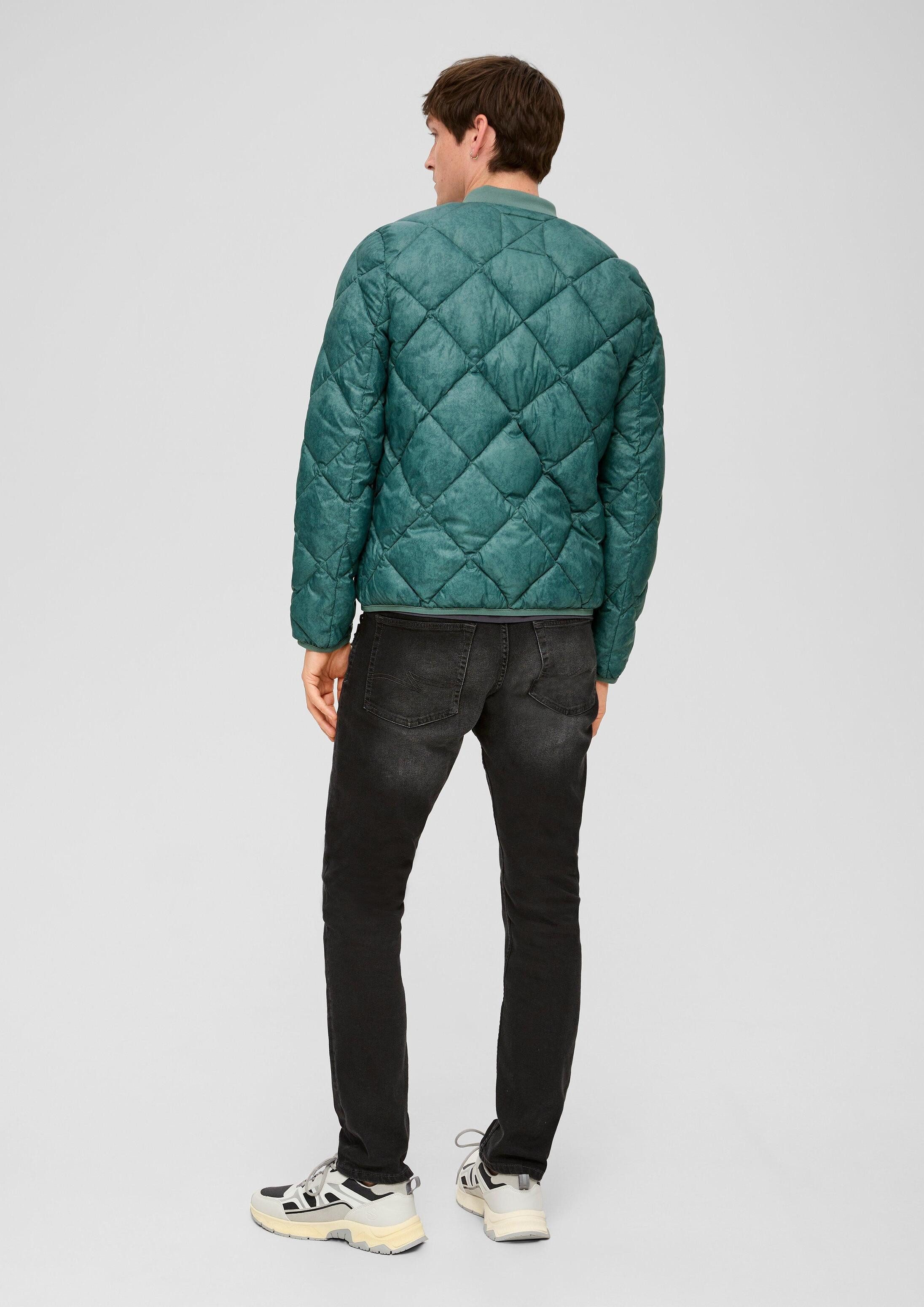 QS Funktionsjacke Outdoor-Jacke Steppjacke mit Allover-Print