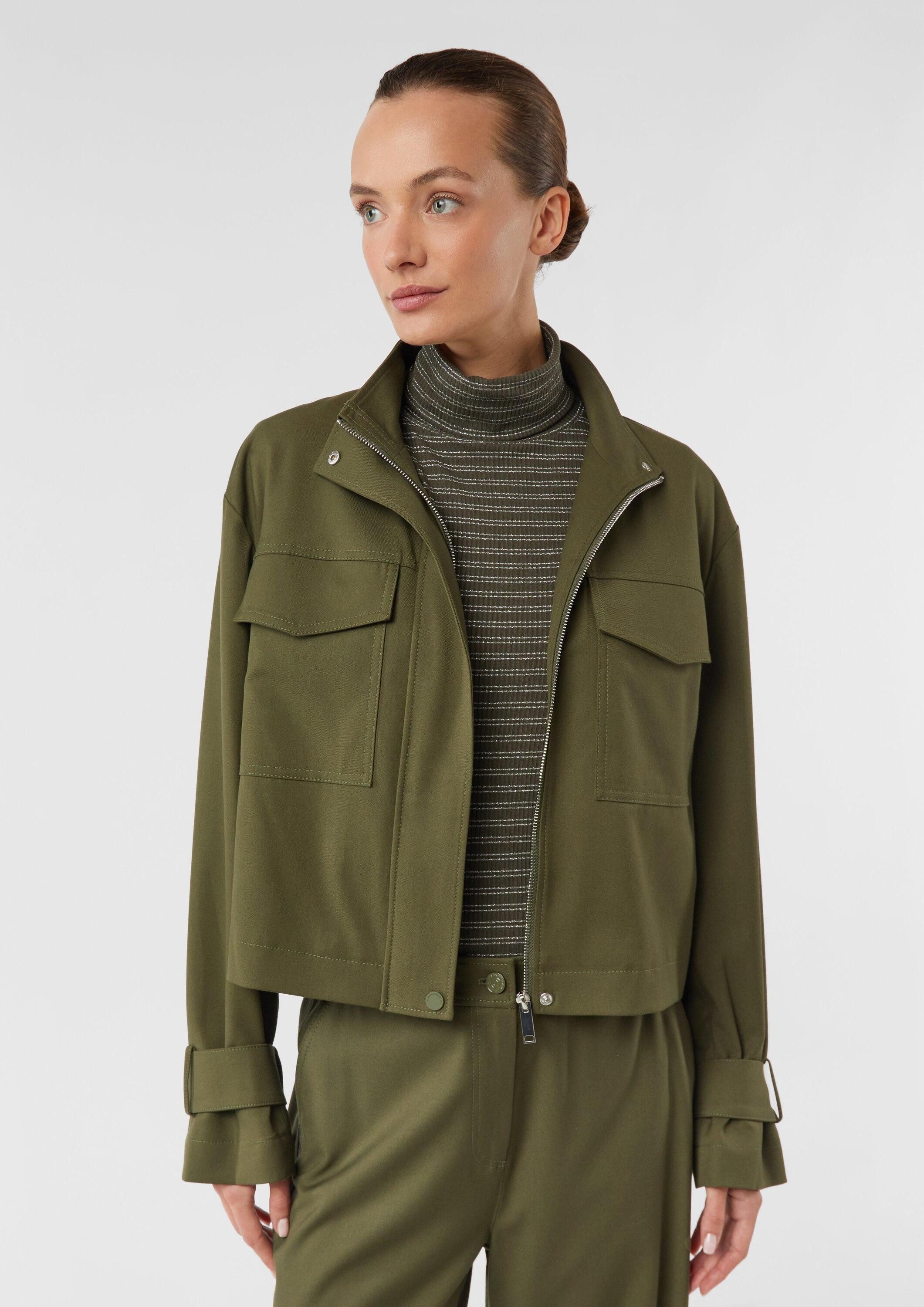 comma Funktionsjacke Indoor-Jacke Leichte Jacke im Boxy Fit