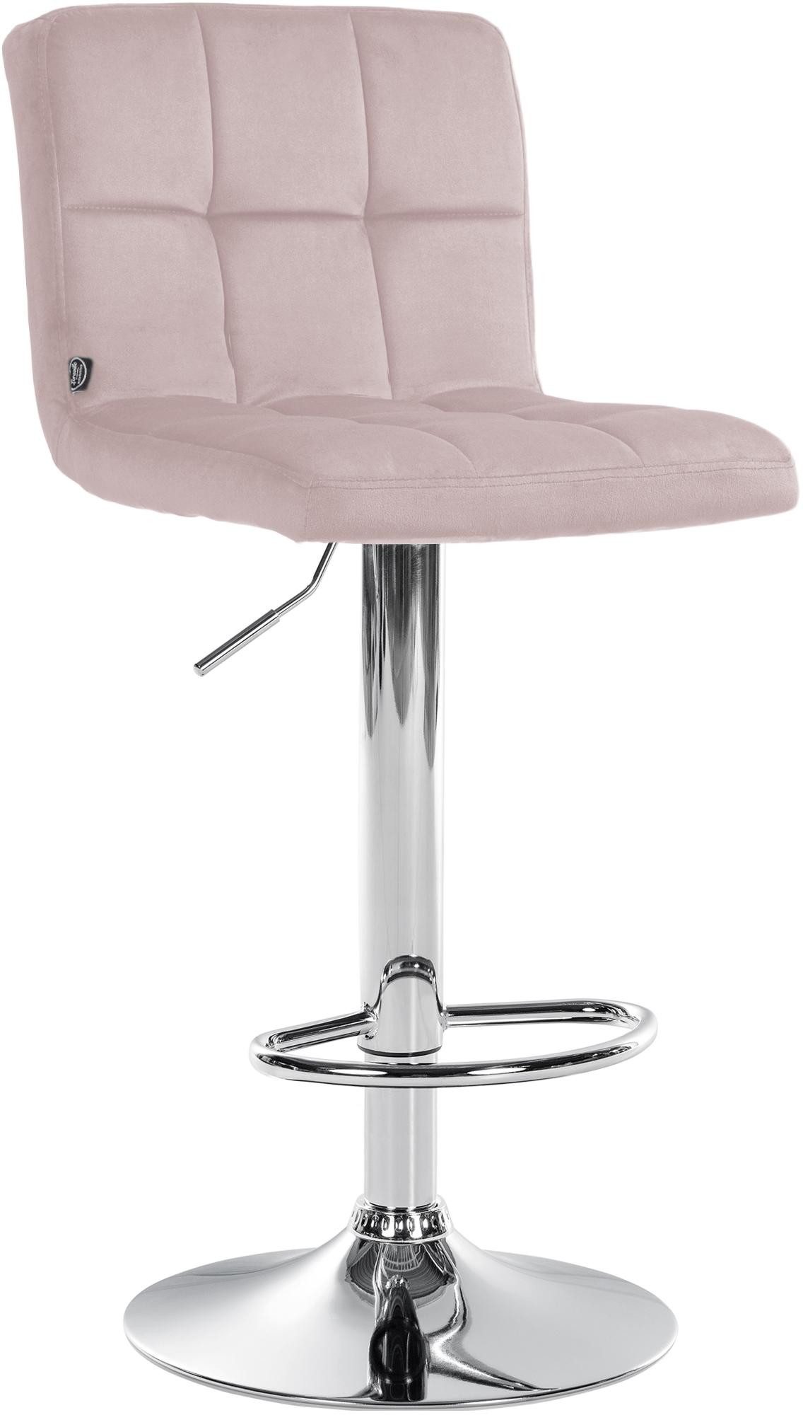 CLP Barhocker Peru Samt (1er, 1 St., 1er), Samtbezug, höhenverstellbar und drehbar