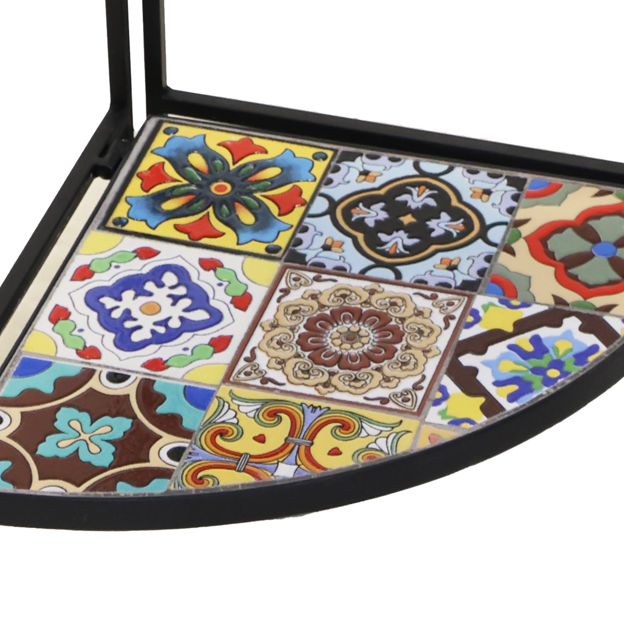 Annastore Eckregal Mosaik Eckregal aus Metall H 115 cm - klappbar Blumentreppe, 1-tlg.