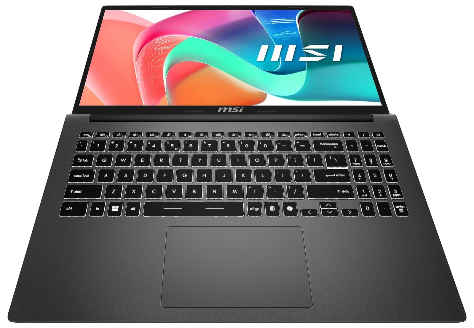 MSI Modern 15 Laptop Intel i5 - 16 GB RAM für Office Arbeit Büro Schule Notebook (39,6 cm/15,6 Zoll, Intel Core i5 1334U, Intel Iris Xe Graphics, 16 GB, 512 GB SSD, Webcam mit Abdeckung)